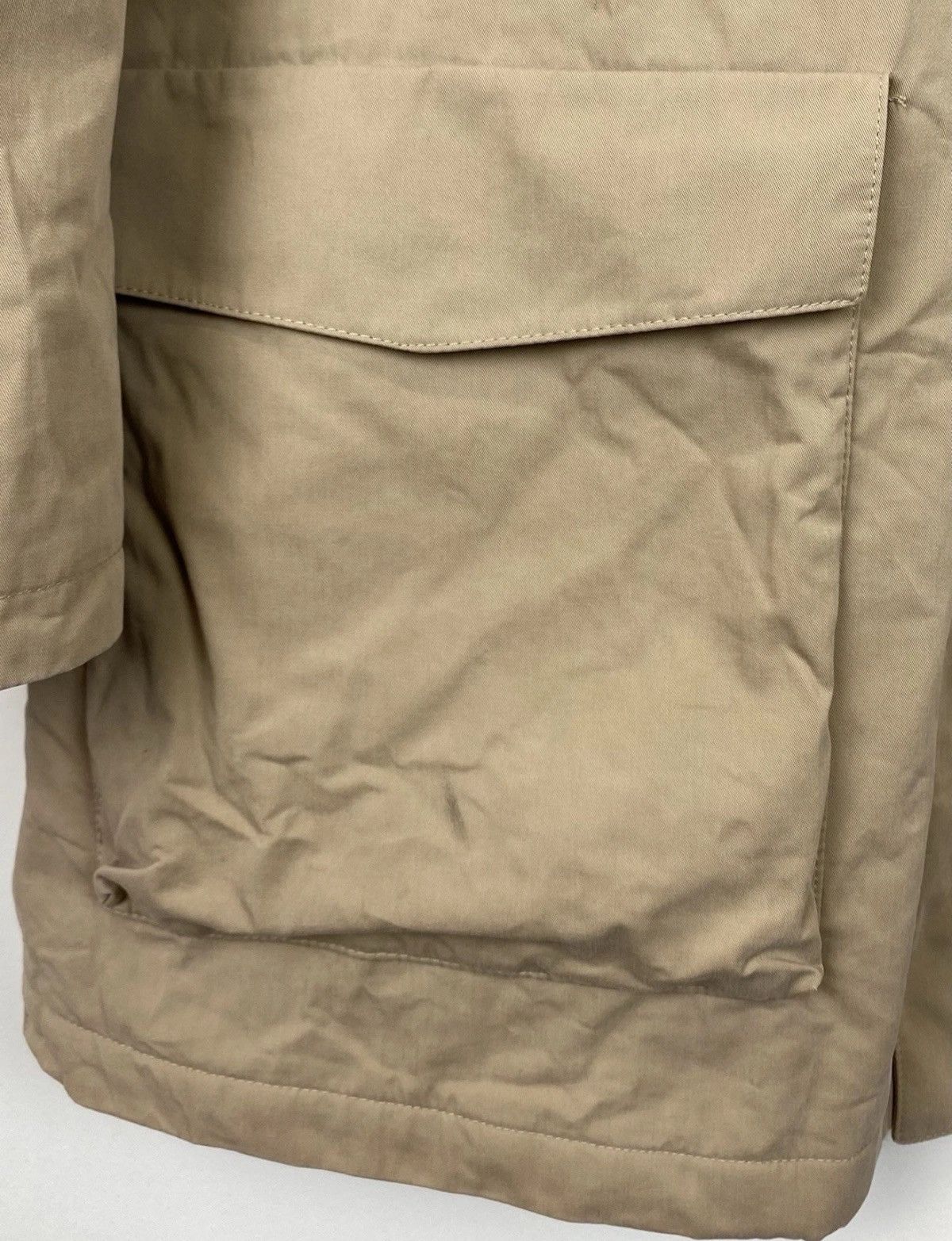 Burberry Burberry London Full Zip Collared Coat Jacket Beige Top Logo Size US XL / EU 56 / 4 - 6 Thumbnail