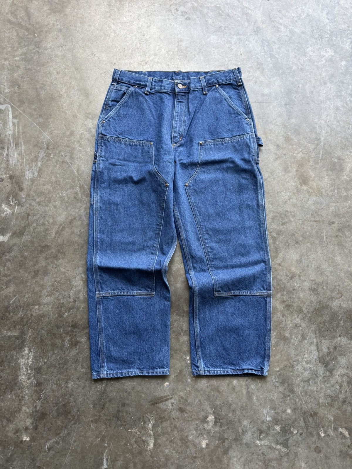Carhartt Vintage 1990’s Deadstock Carhartt Denim Double Knees Size US 36 / EU 52 - 1 Thumbnail