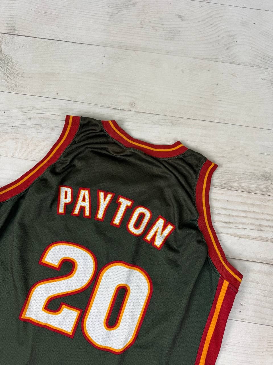Champion Vintage Champion Seattle Super Sonics Payton #20 NBA Jersey Size US XL / EU 56 / 4 - 21 Thumbnail