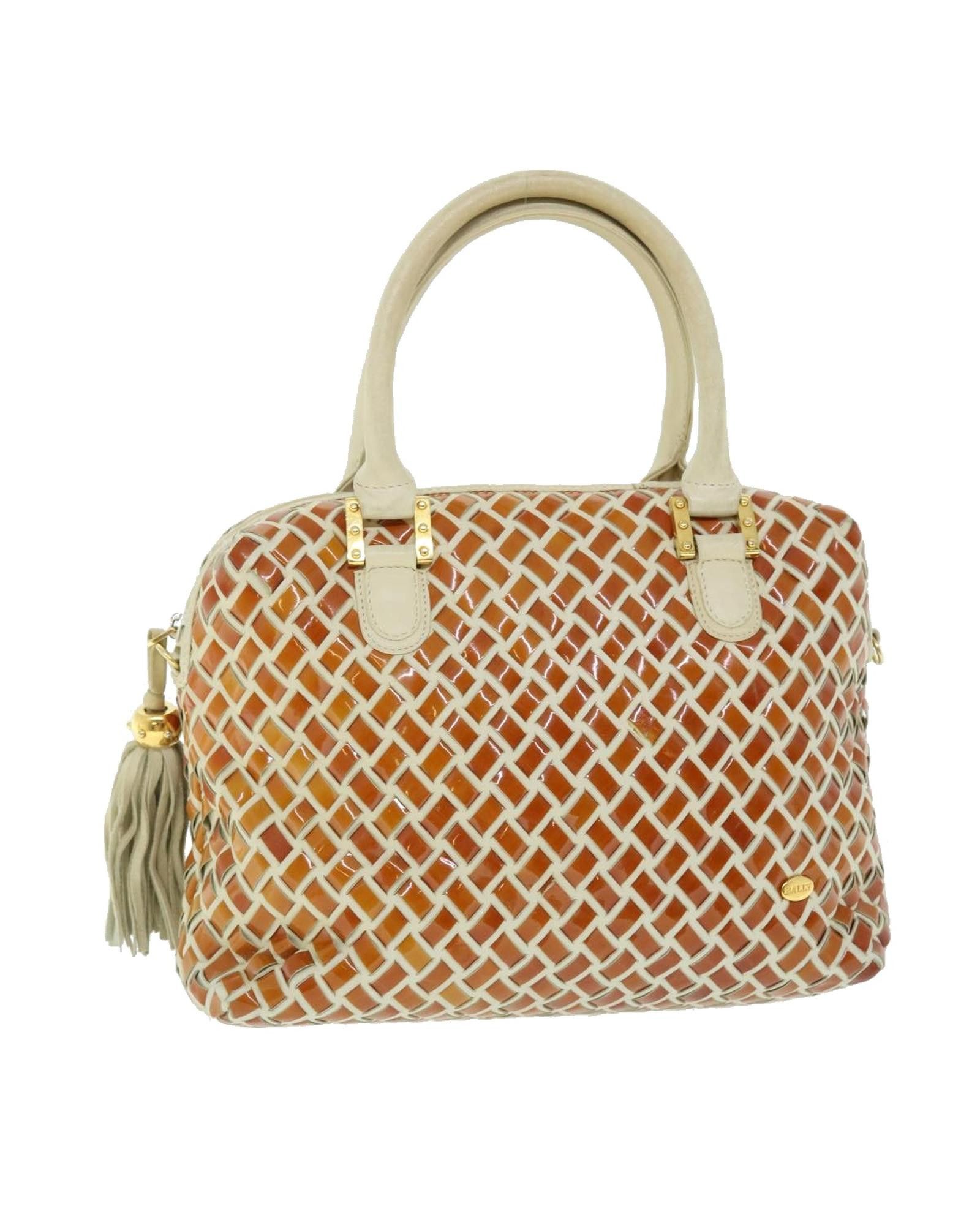 image of Bally Beige Leather Hand Bag, Women's