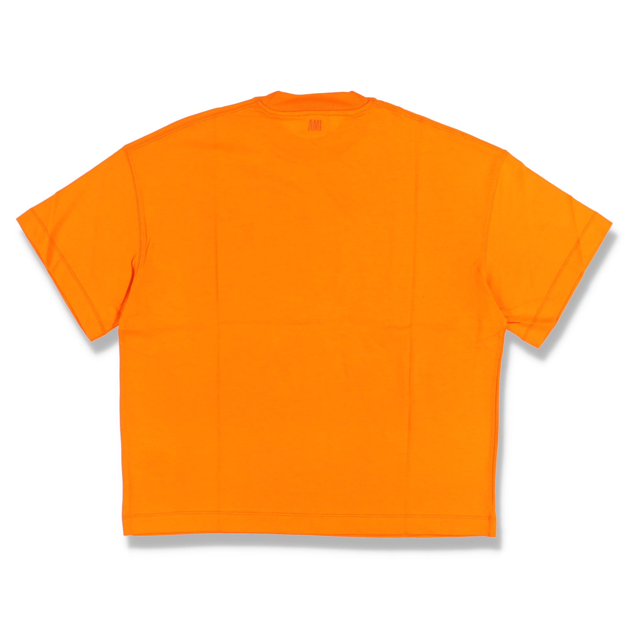 AMI Orange Ami De Couer Logo Oversized T-Shirt Size XS / US 0-2 / IT 36-38 - 8 Thumbnail