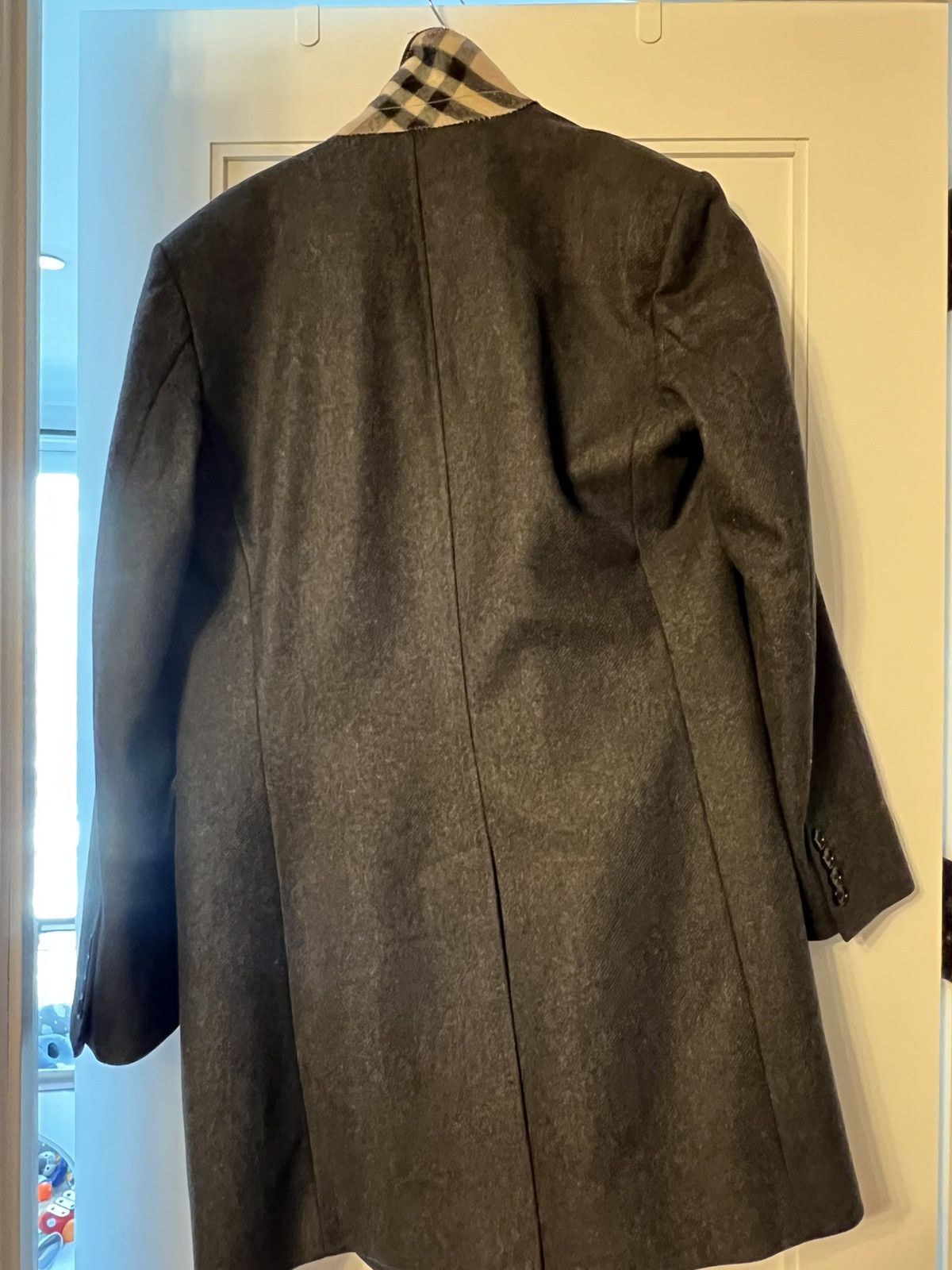 Burberry Burberry Double Breasted Overcoat Size US L / EU 52-54 / 3 - 3 Thumbnail