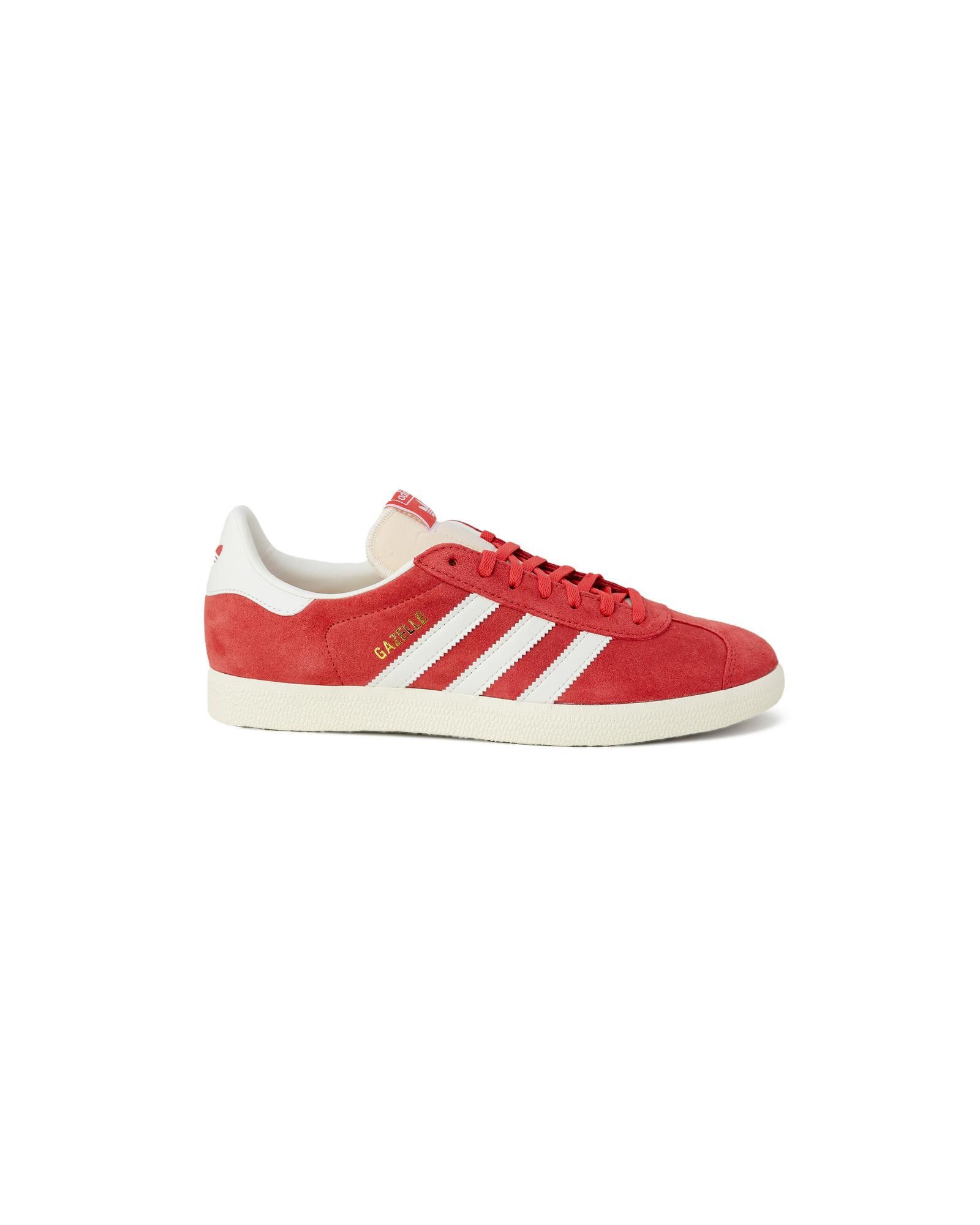 image of Adidas Leather Lace-Up Sneakers in Coral, Men's (Size 10.5)