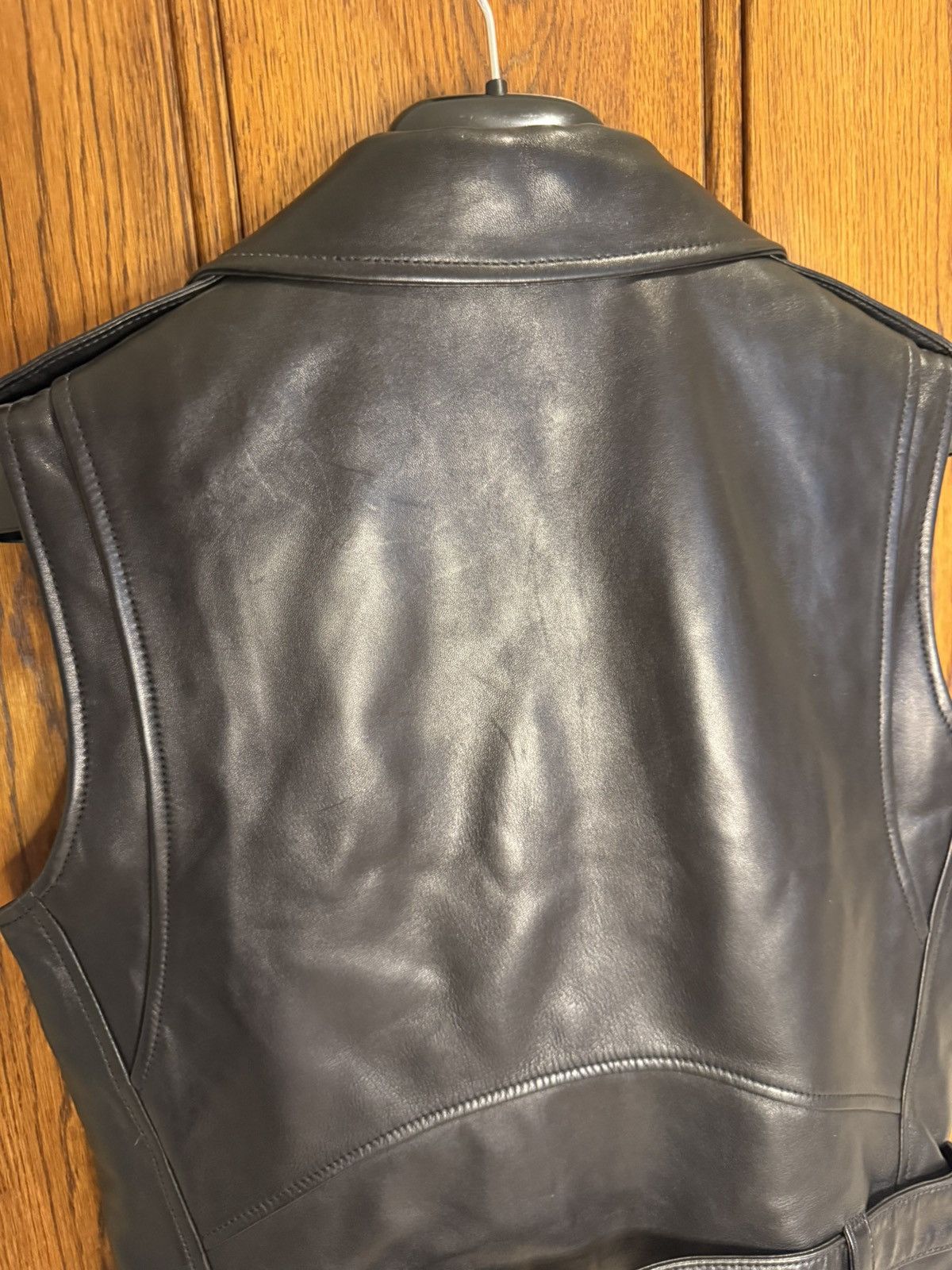 Saint Laurent Paris SS13 Saint Laurent sleeveless biker vest leather jacket L01 Size US S / EU 44-46 / 1 - 12 Thumbnail