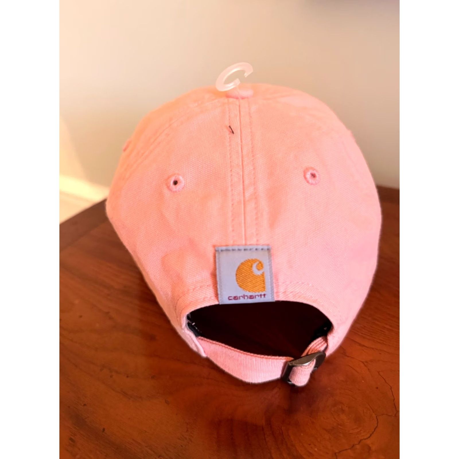 Carhartt Carhartt Force Women's Canvas Script Adjustable Hat Cap Light Pink Size ONE SIZE - 3 Thumbnail