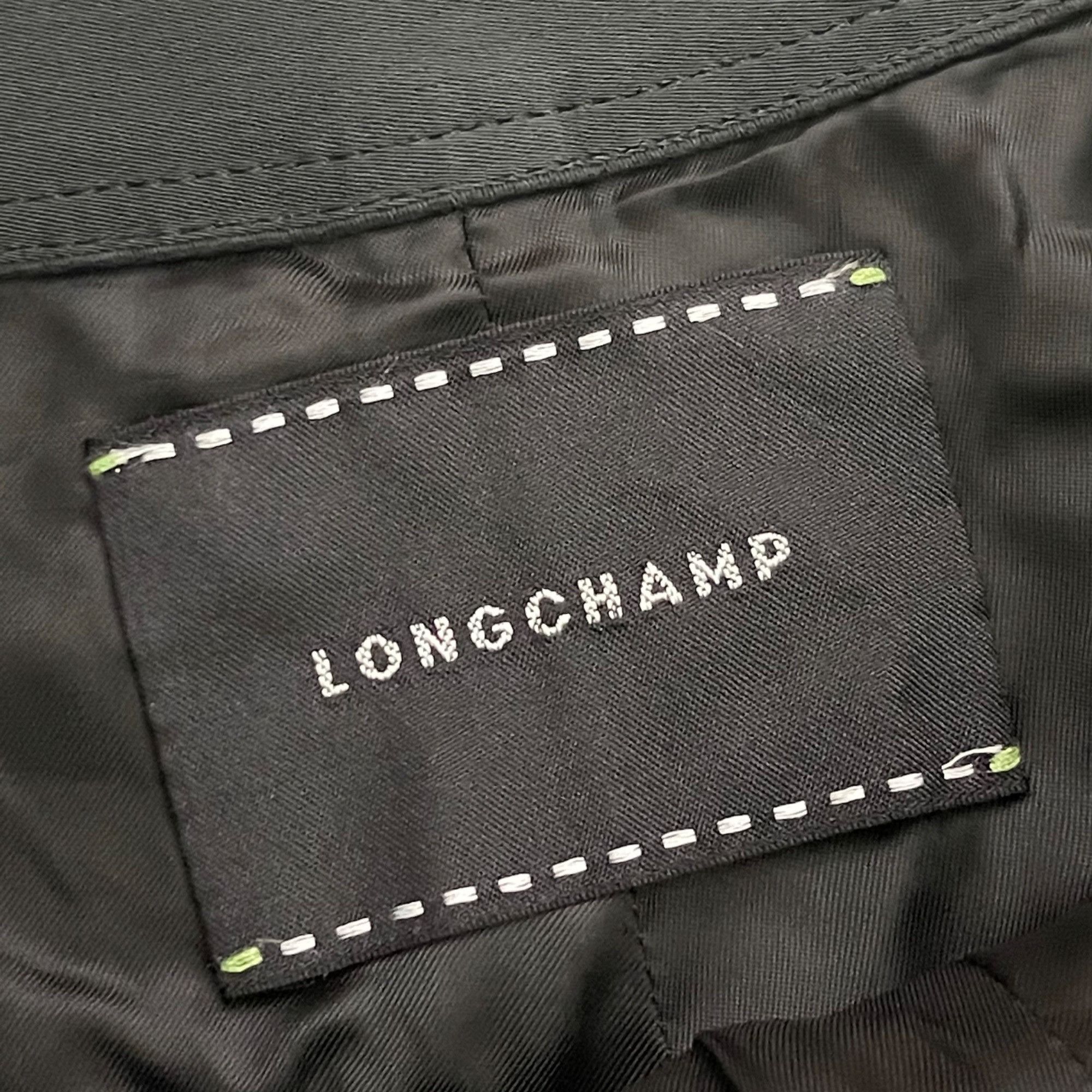 Longchamp NEW LONGCHAMP ITALY BLACK LEATHER WOMEN'S PANTS SZ 36 SMALL Size 27" / US 4 / IT 40 - 2 Thumbnail