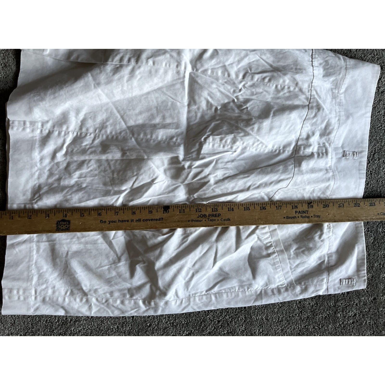 H&M H&M Skirt Women Size 8 White 15.5" L Knee Length Zipper High Rise Knit Polyester Viscose Pencil Straight & Narrow Vintage: No Size 30" / US 8 / IT 44 - 4 Thumbnail