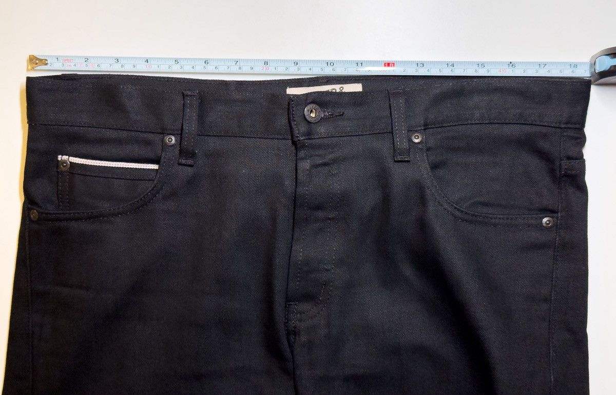 Naked & Famous Naked & Famous Super Guy Black Cobra selvedge denim jeans Size US 34 / EU 50 - 8 Thumbnail