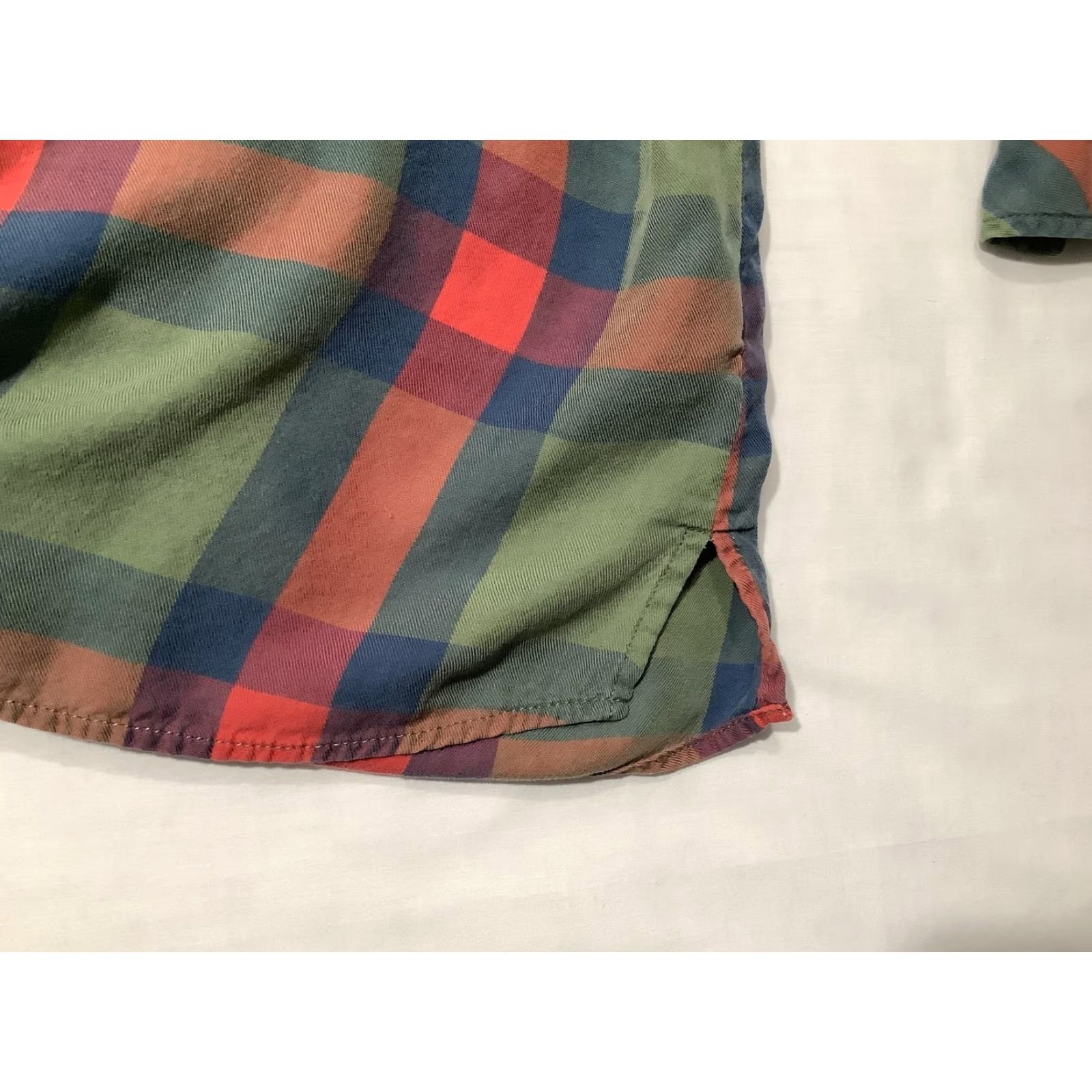 Vintage BILLY T Shirt Womens L Green Red Plaid Button Front Long Sleeve Casual Size L / US 10 / IT 46 - 7 Thumbnail