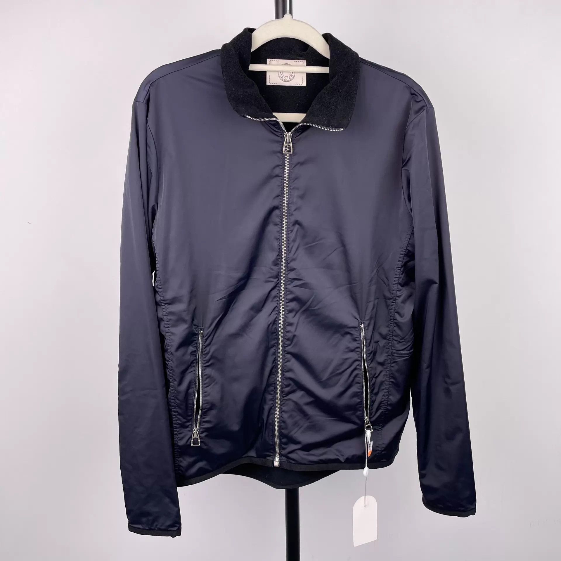 Hermes Hermès Nylon Jacket Black Blue Size S 260411XJJGY02 Size US S / EU 44-46 / 1 - 1 Thumbnail