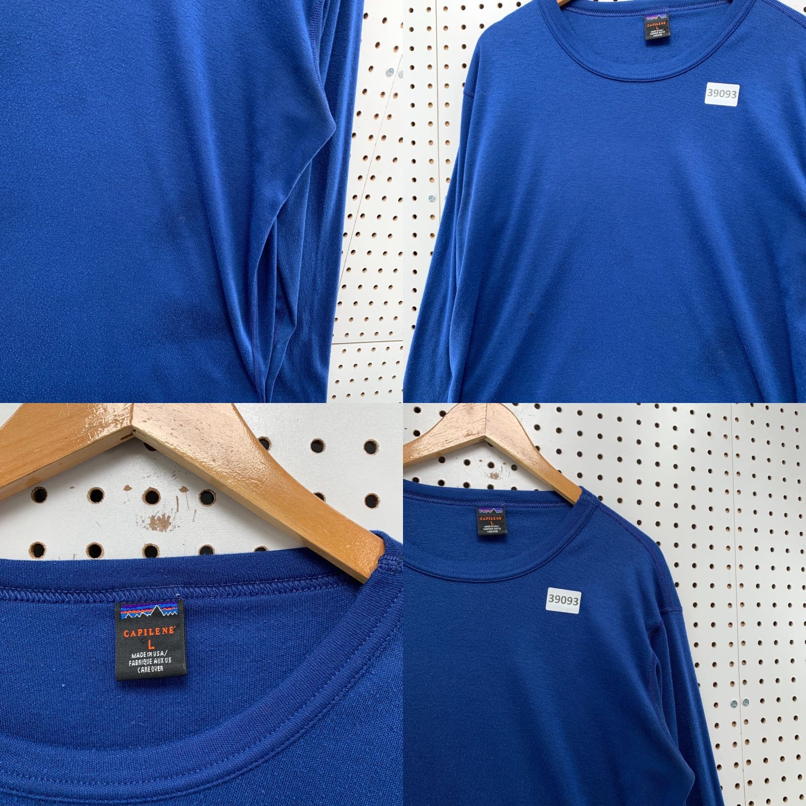Patagonia VINTAGE Patagonia Capilene Baselayer Shirt Mens L Blue Long Sleeve USA 22.5x28.5 Size US L / EU 52-54 / 3 - 8 Thumbnail