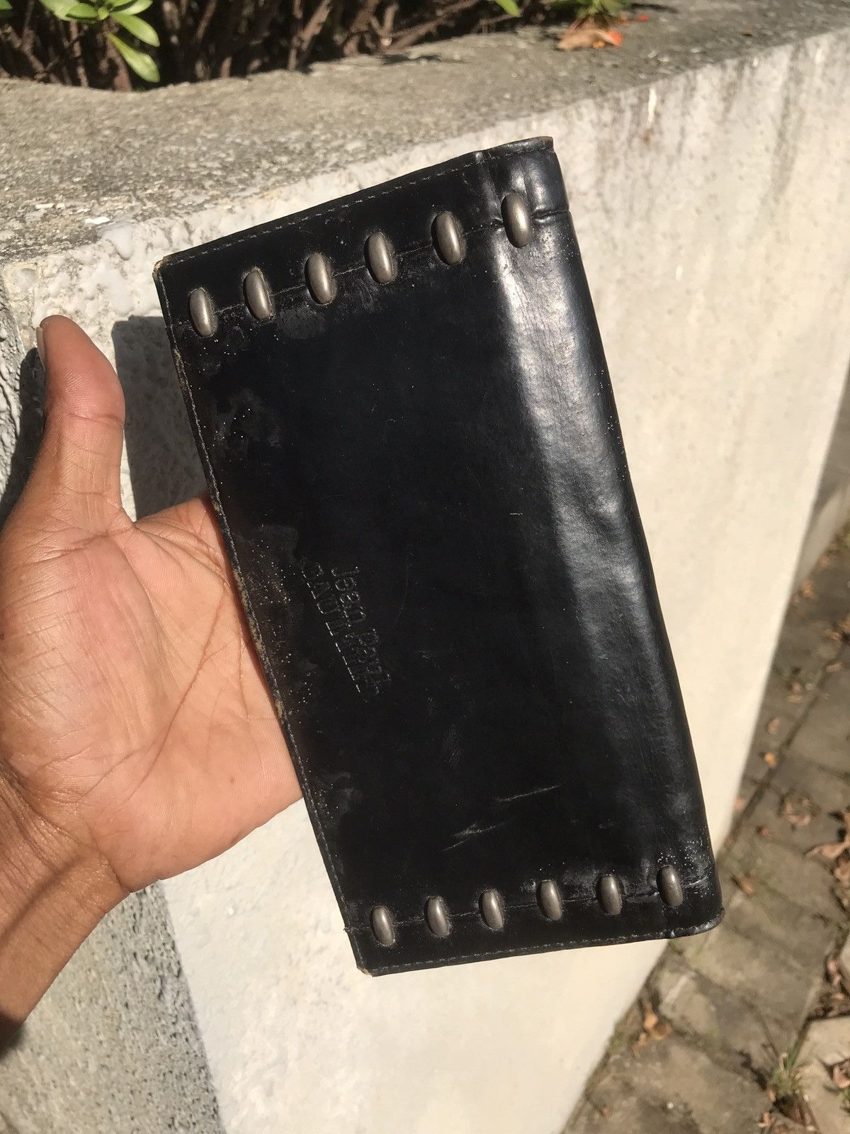 Designer × Jean Paul Gaultier × Vintage ⚡️ RARE ⚡️ Jean Paul Gaultier Black Long Wallet Size ONE SIZE - 4 Thumbnail