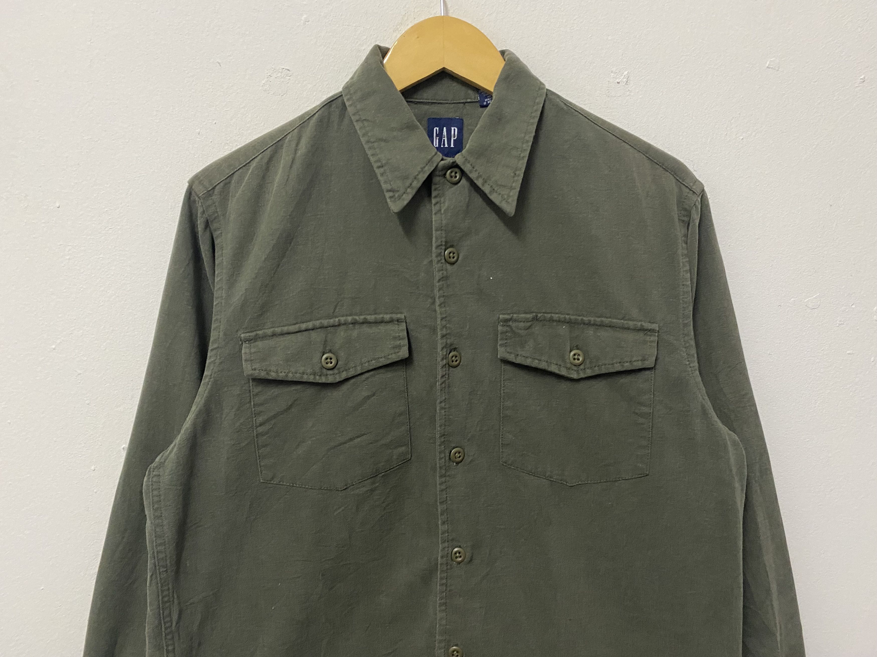 Gap Vintage Gap Workwear Button Ups Shirts Size US XS / EU 42 / 0 - 3 Thumbnail