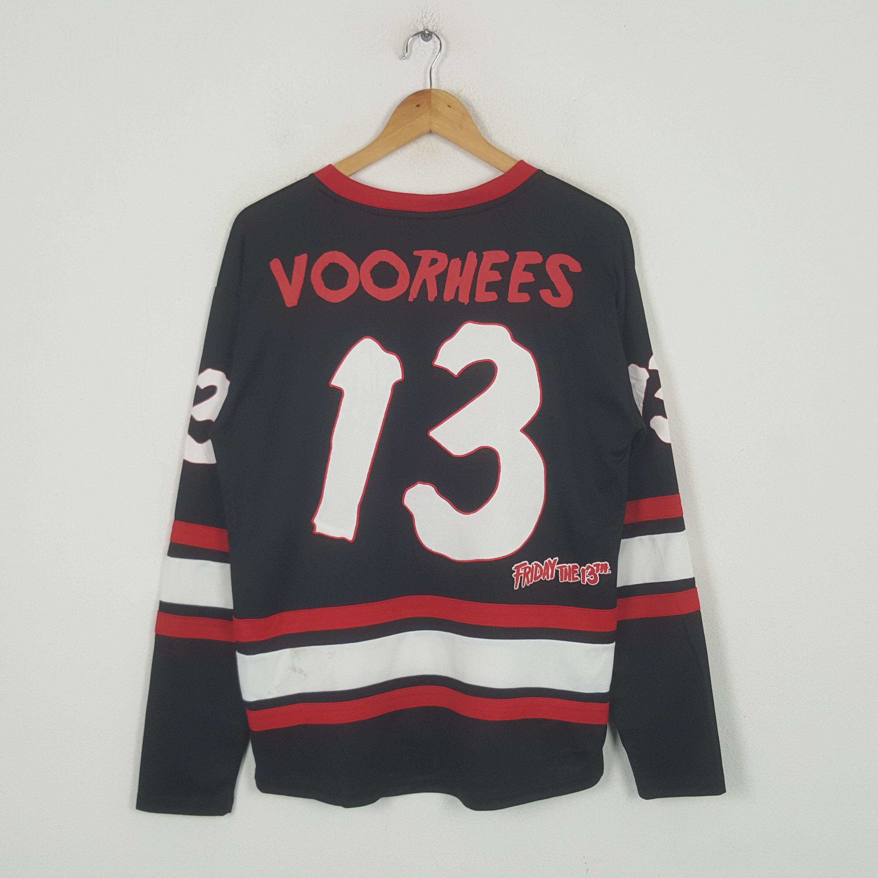 Vintage Vintage Voorhees Friday The 13th Horror Movie Jersey RR25 Size US M / EU 48-50 / 2 - 1 Thumbnail