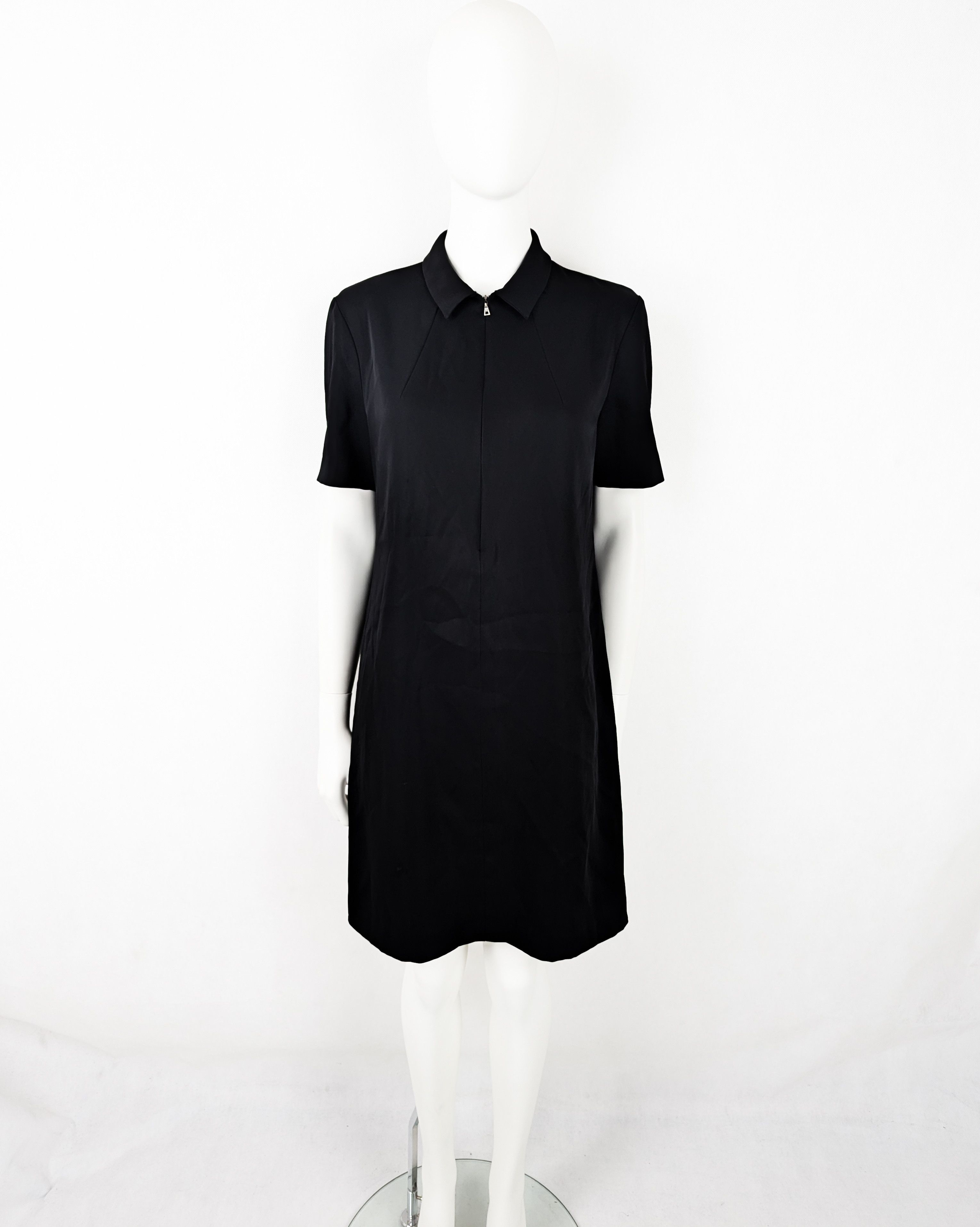 Prada Prada black dress Size L / US 10 / IT 46 - 1 Thumbnail