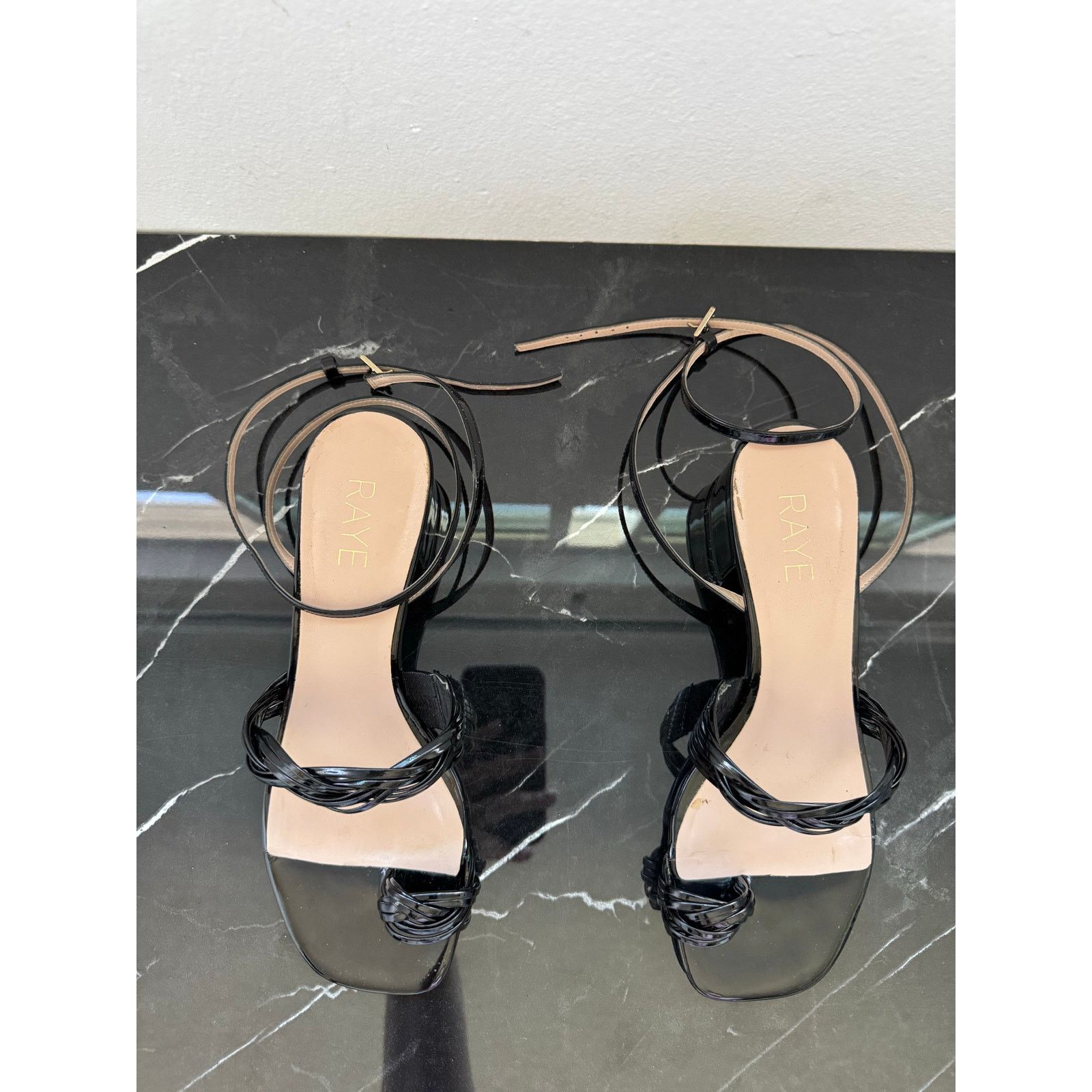 & Other Stories Raye Black Strappy Sandals Size US 7.5 / IT 37.5 - 11 Thumbnail