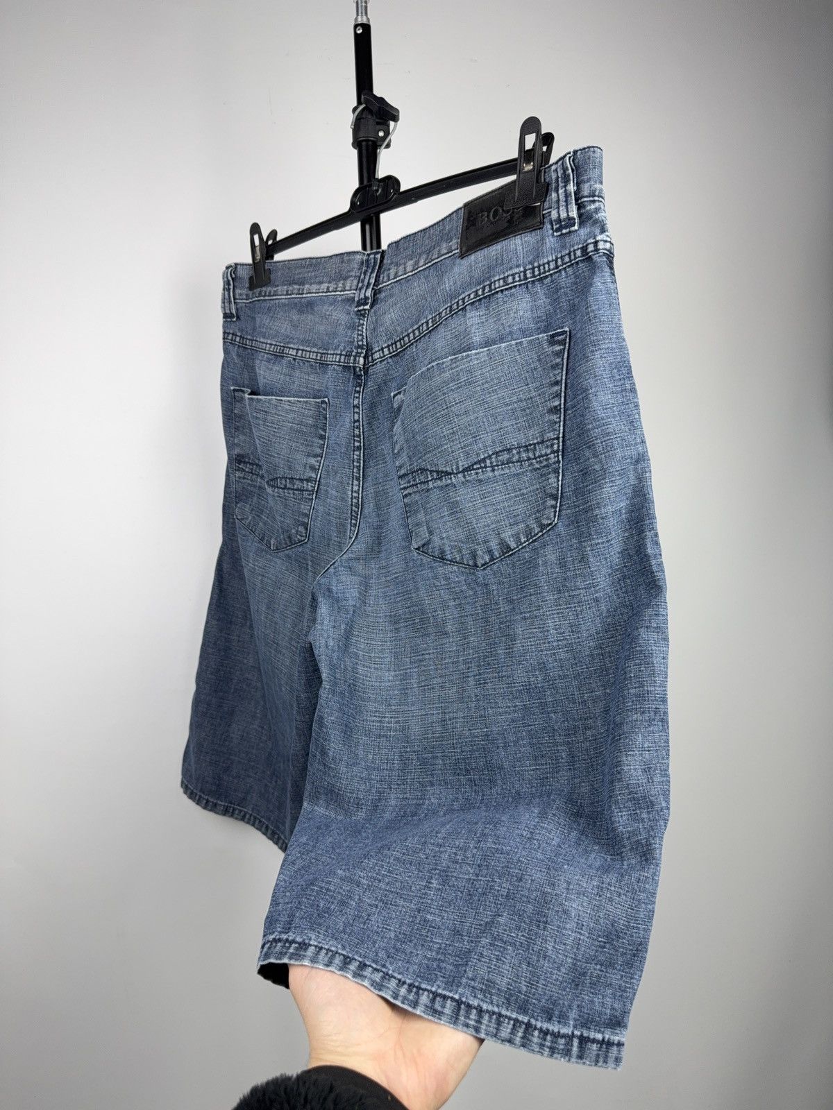 Hugo Boss Retro 90s Hugo Boss Vintage Y2K Durango Denim Shorts Size US 35 - 8 Thumbnail