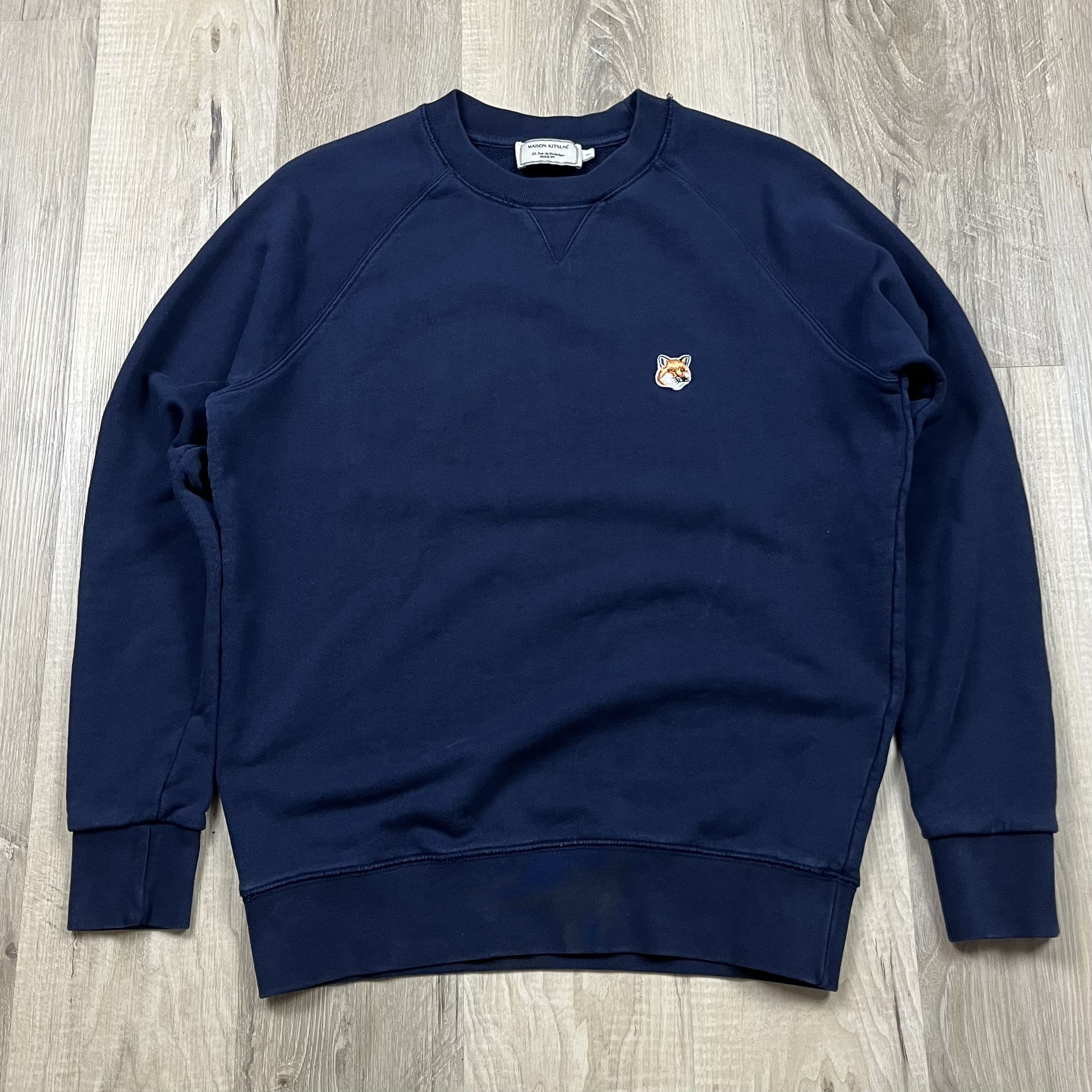 Maison Kitsune Maison Kitsune Fox Head Patch Classic Sweatshirt Size US S / EU 44-46 / 1 - 2 Thumbnail