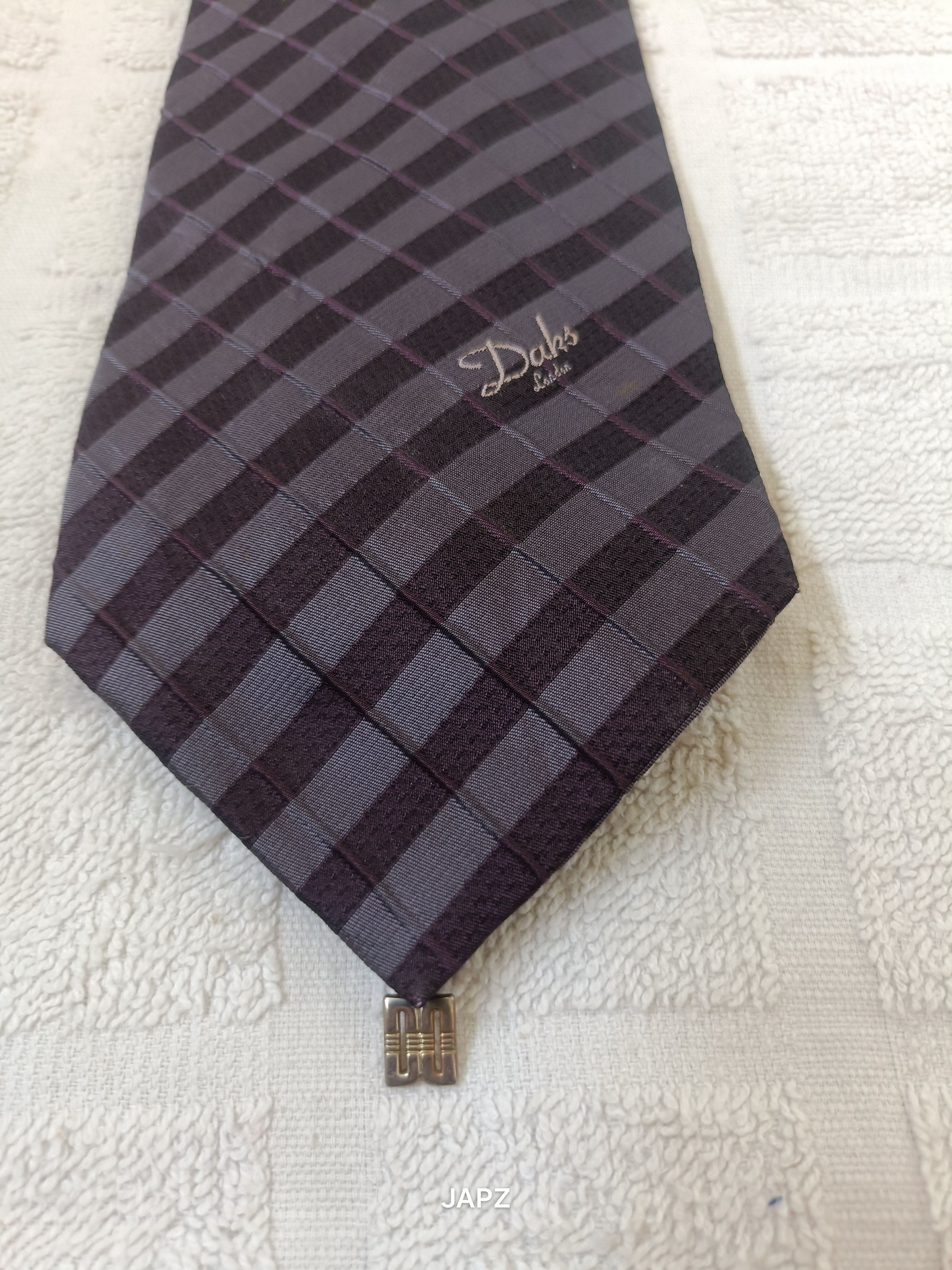 DAKS Daks London windowpane silk tie cravatte Size ONE SIZE - 3 Thumbnail