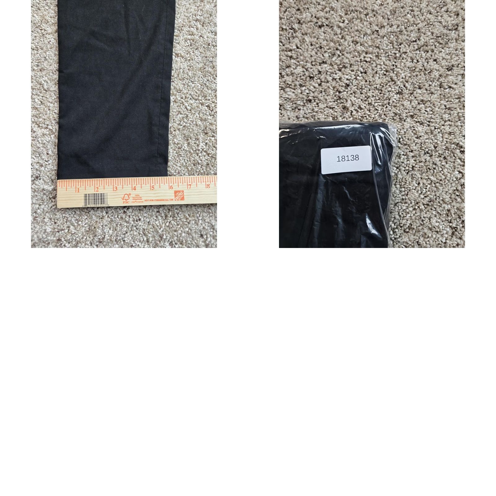 Uniqlo Uniqlo Chino Pants Womens Medium Black Pull On Elastic Waist Flat Front Stretch Size 32" / US 10 / IT 46 - 8 Thumbnail