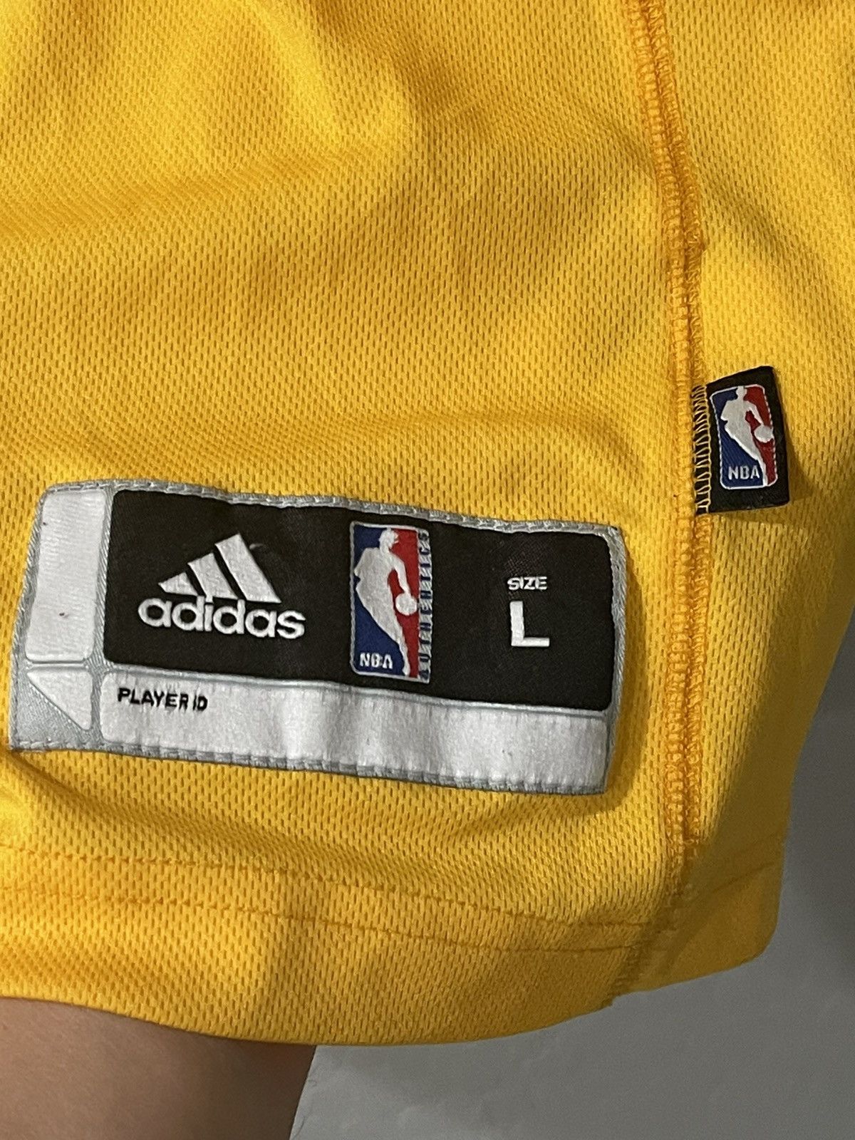 Adidas Adidas Steph Curry GS Warriors Sleeved Jersey Large Bin 1 Size US L / EU 52-54 / 3 - 3 Thumbnail