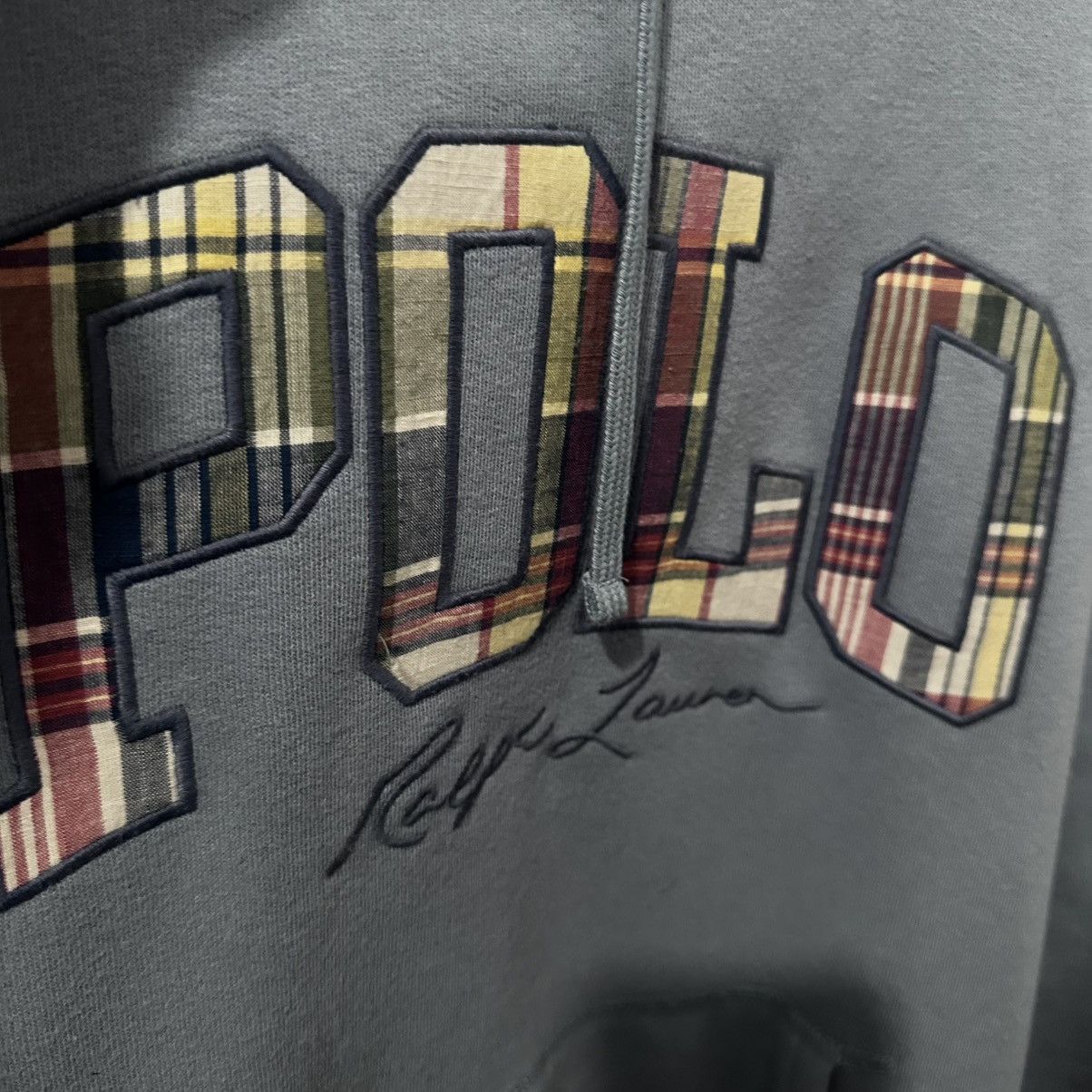 Polo Ralph Lauren The RL Fleece Plaid-Logo Hoodie Size US M / EU 48-50 / 2 - 2 Thumbnail