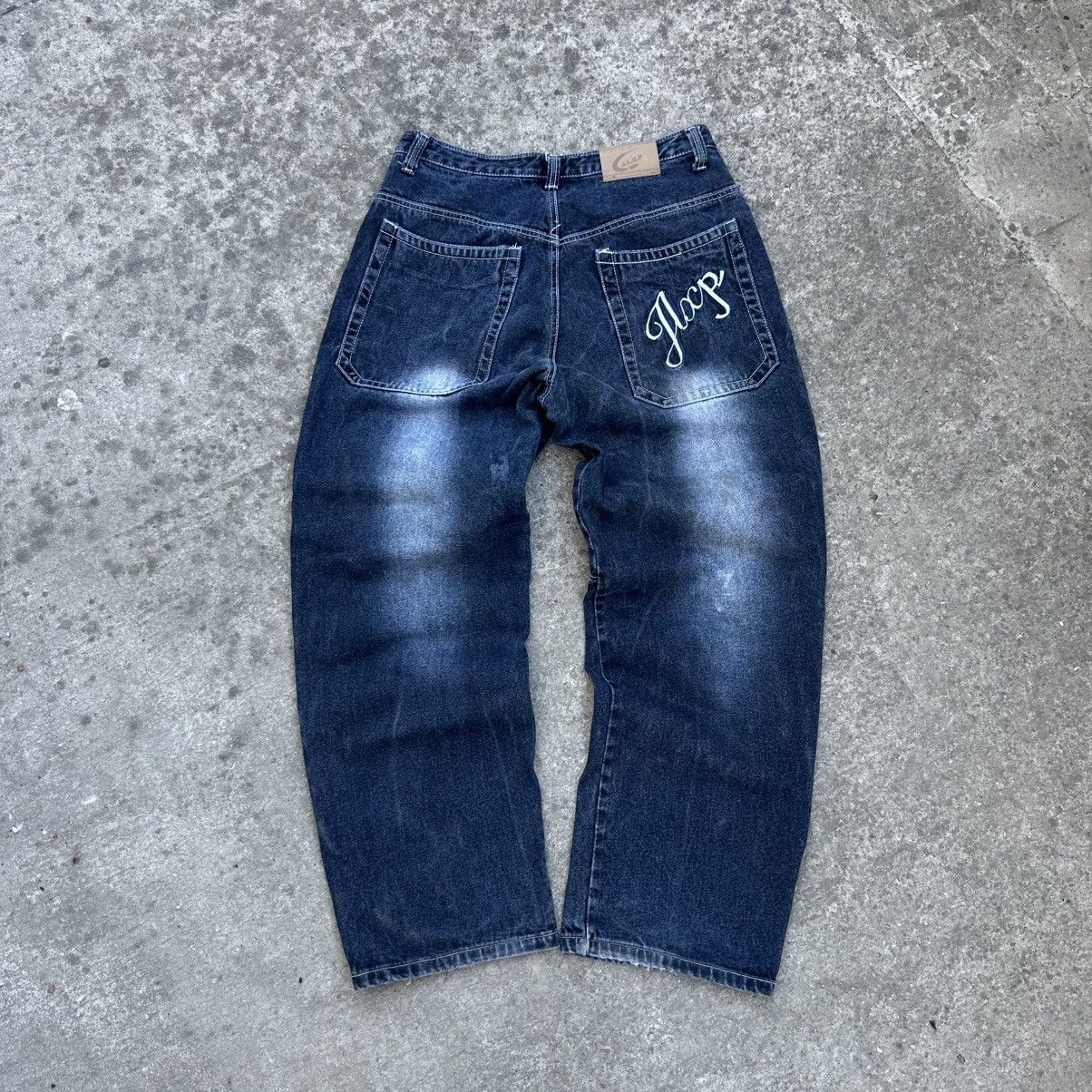 Number (N)ine Vintage Rap Jeans Crazy Fit Y2K 00s USA Size 33 Size US 33 - 2 Thumbnail