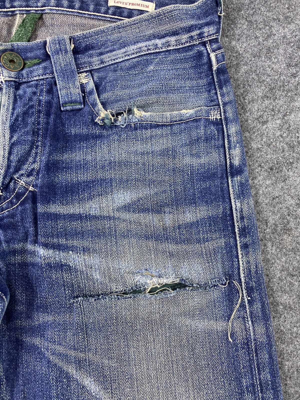 Jean × Levi's × Vintage Vintage Levis Lot 505 Distressed Blue Wash Jeans - J968 Size US 32 / EU 48 - 14 Thumbnail