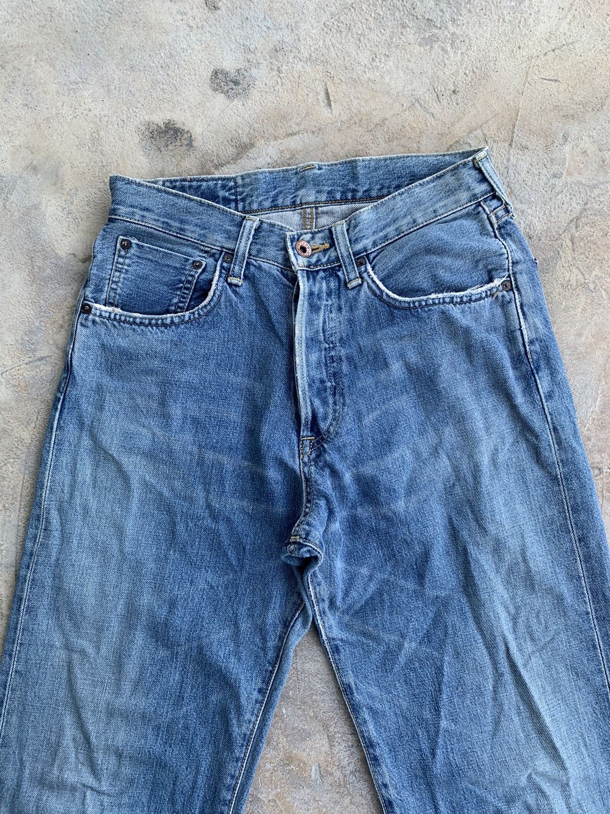 Edwin × Japanese Brand Edwin 505X Selvedge Distressed Denim Size US 28 / EU 44 - 7 Thumbnail