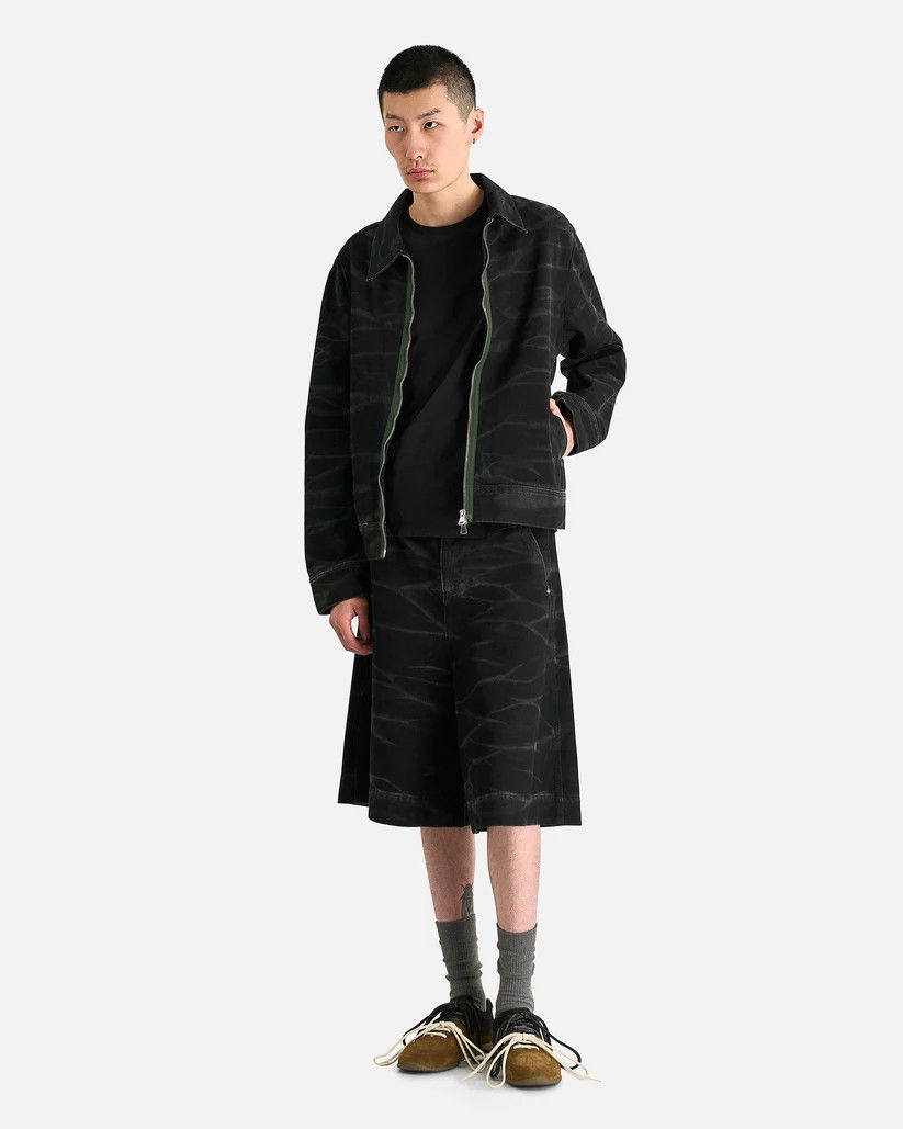 Namacheko o1s1v1r1oon0825 Zebra Denim Jacket in Whased Black Size US M / EU 48-50 / 2 - 6 Thumbnail