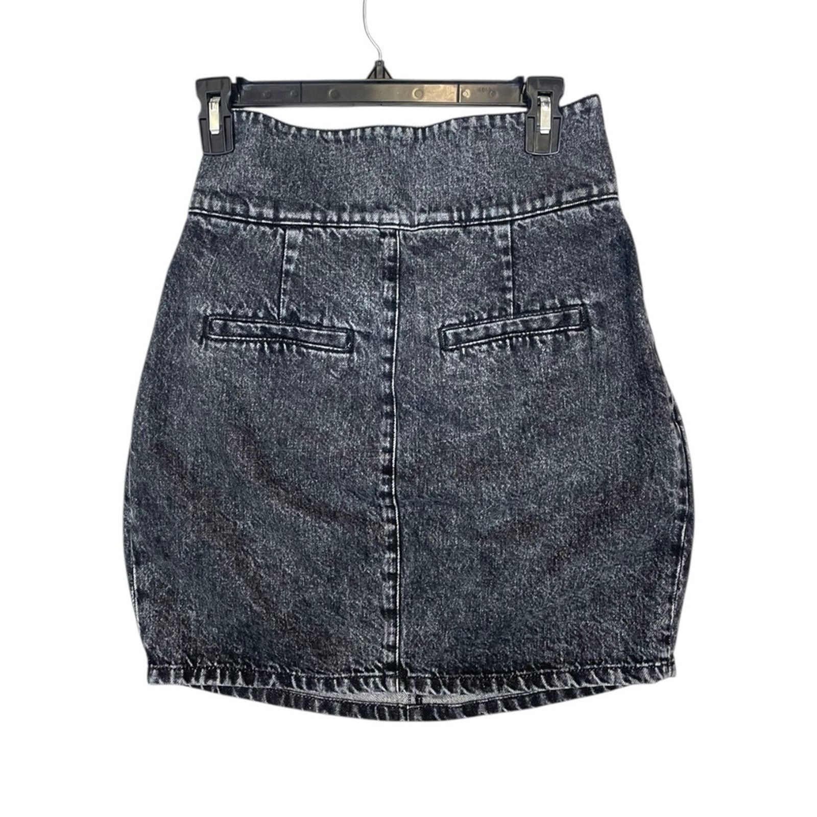 Iro NWT IRO Dark Gray Denim Skirt size 4 (FR 36) Size 26" / US 2 / IT 38 - 4 Thumbnail
