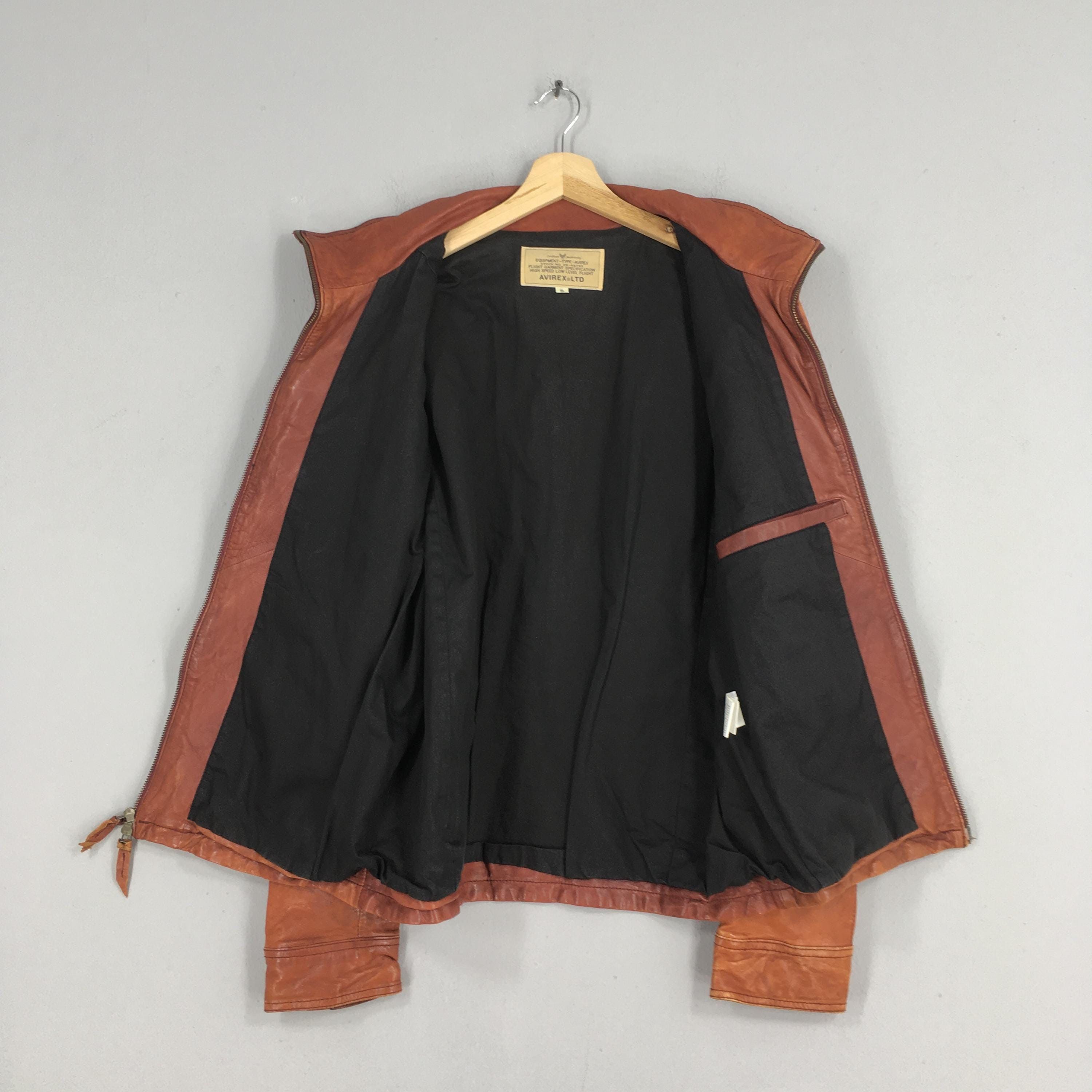 Avirex Vintage Avirex Ltd Sheepskin Leather Jacket XL Size US XL / EU 56 / 4 - 5 Thumbnail