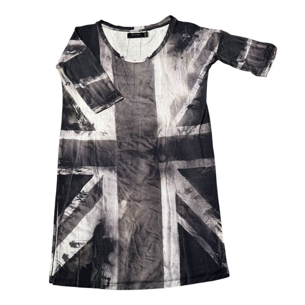 Other Religion 3/4 Sleeve England Flag Viscose Tunic Size M Size M / US 6-8 / IT 42-44 - 5 Thumbnail