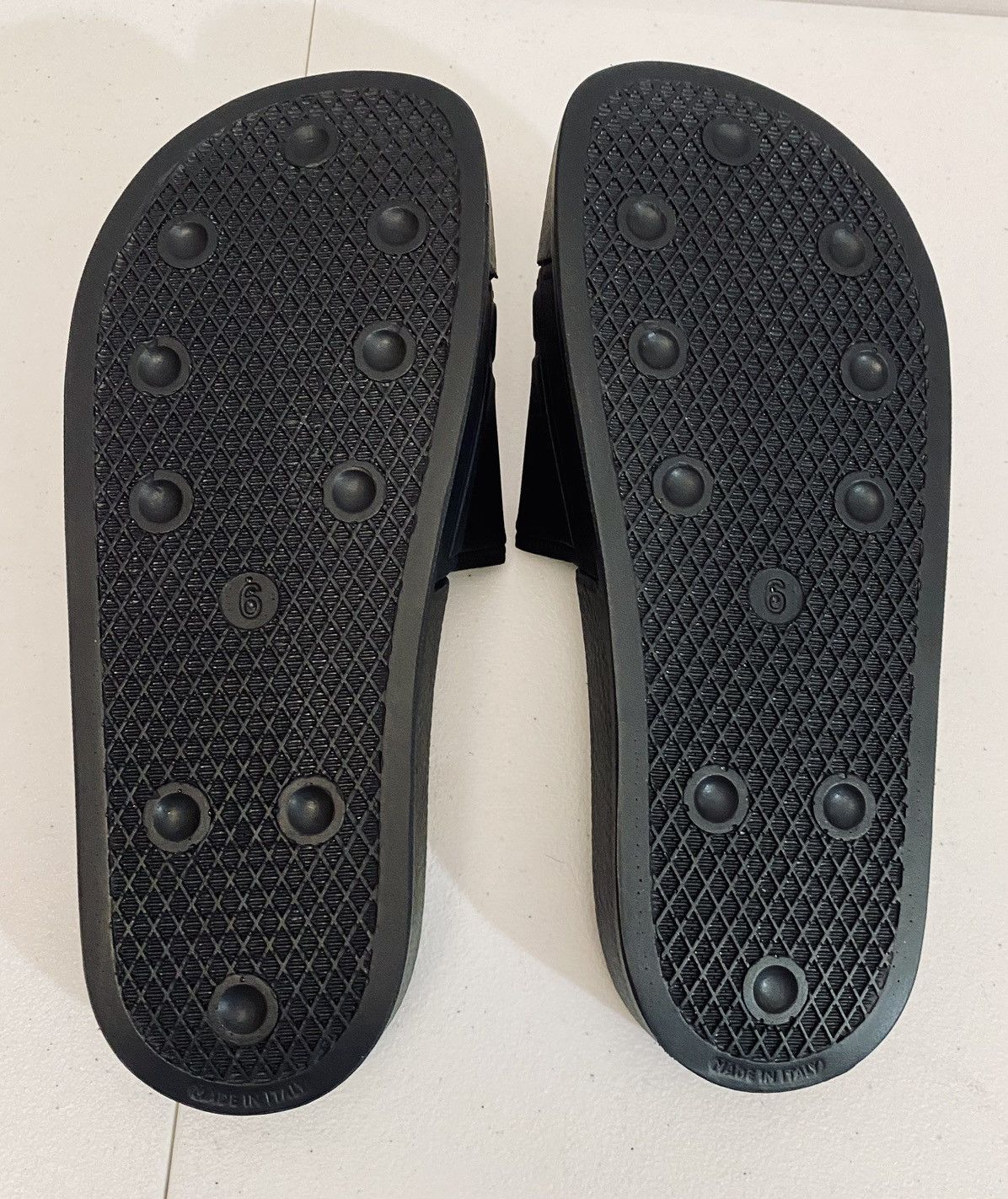 Adidas × Raf Simons Raf Simons 🇮🇹 x Adilette 'Bunny Black' All Blacks 6 M 8 W New Size US 6 / EU 39 - 10 Thumbnail