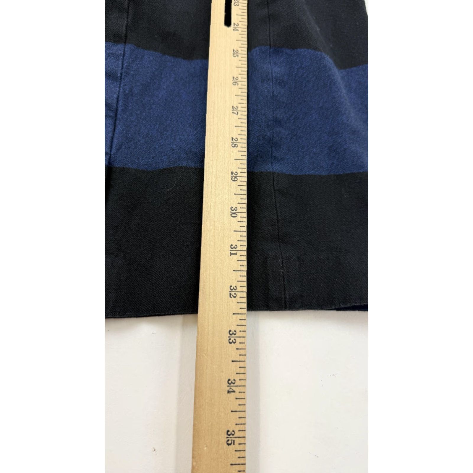 Banana Republic Banana Republic Dress Womens 2 Blue Black Striped Sleeveless Scoop Neck Sheath Dress Size XS / US 0-2 / IT 36-38 - 6 Thumbnail