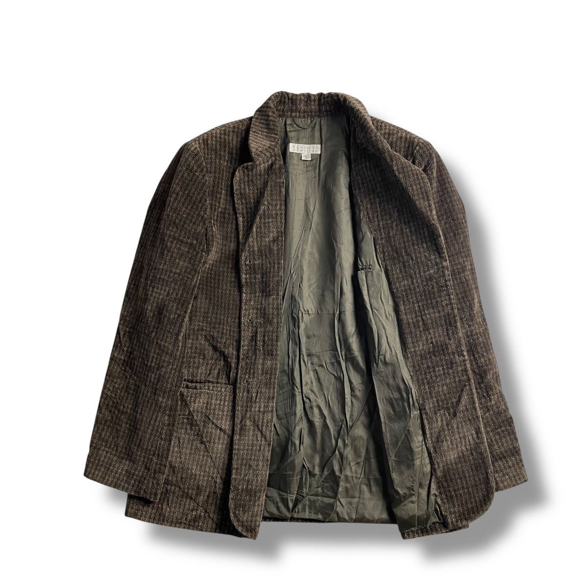 Barneys New York BARNES NEW YORK CORDUROY BLAZER COAT JACKET Size US M / EU 48-50 / 2 - 8 Thumbnail