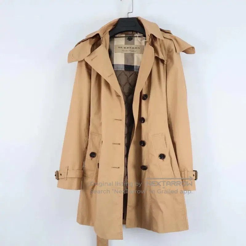 Burberry Burberry Women's Khaki Spring Autumn Trench Coat. Size XS / US 0-2 / IT 36-38 - 1 Thumbnail