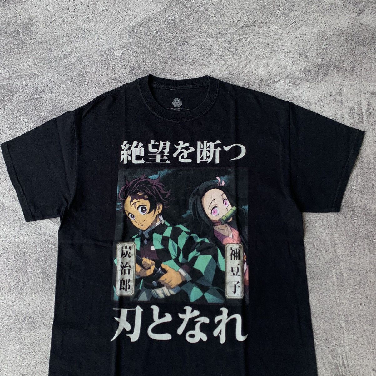 Anime × Cartoon Network × Japanese Brand Demon Slayer Anime Kimetsu No yaiba Japan tee Size US M / EU 48-50 / 2 - 2 Thumbnail