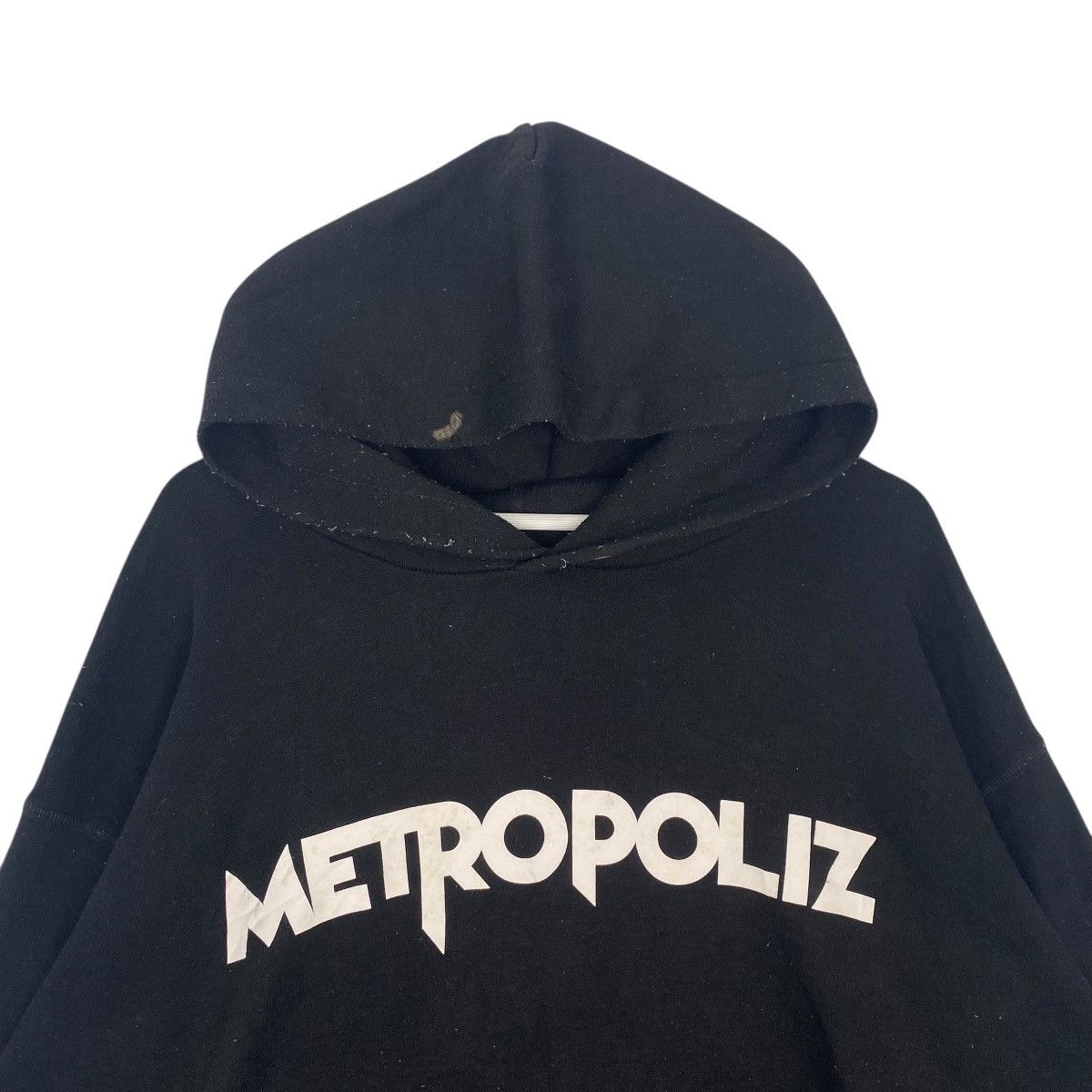 Other Vintage Metropoliz Hoodie Sweater Black Pullover Jumper SzL Size US L / EU 52-54 / 3 - 4 Thumbnail