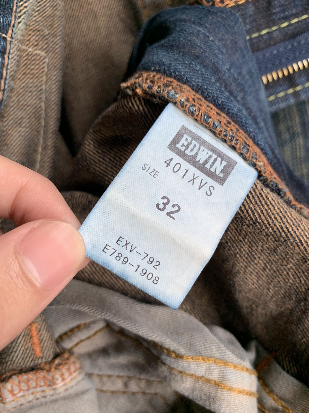 Beauty Beast × Edwin × If Six Was Nine EDWIN XVS PUNK STYLE RUSTY MUDMAX DISTRESSED DENIM☠️🎌 Size US 32 / EU 48 - 23 Thumbnail