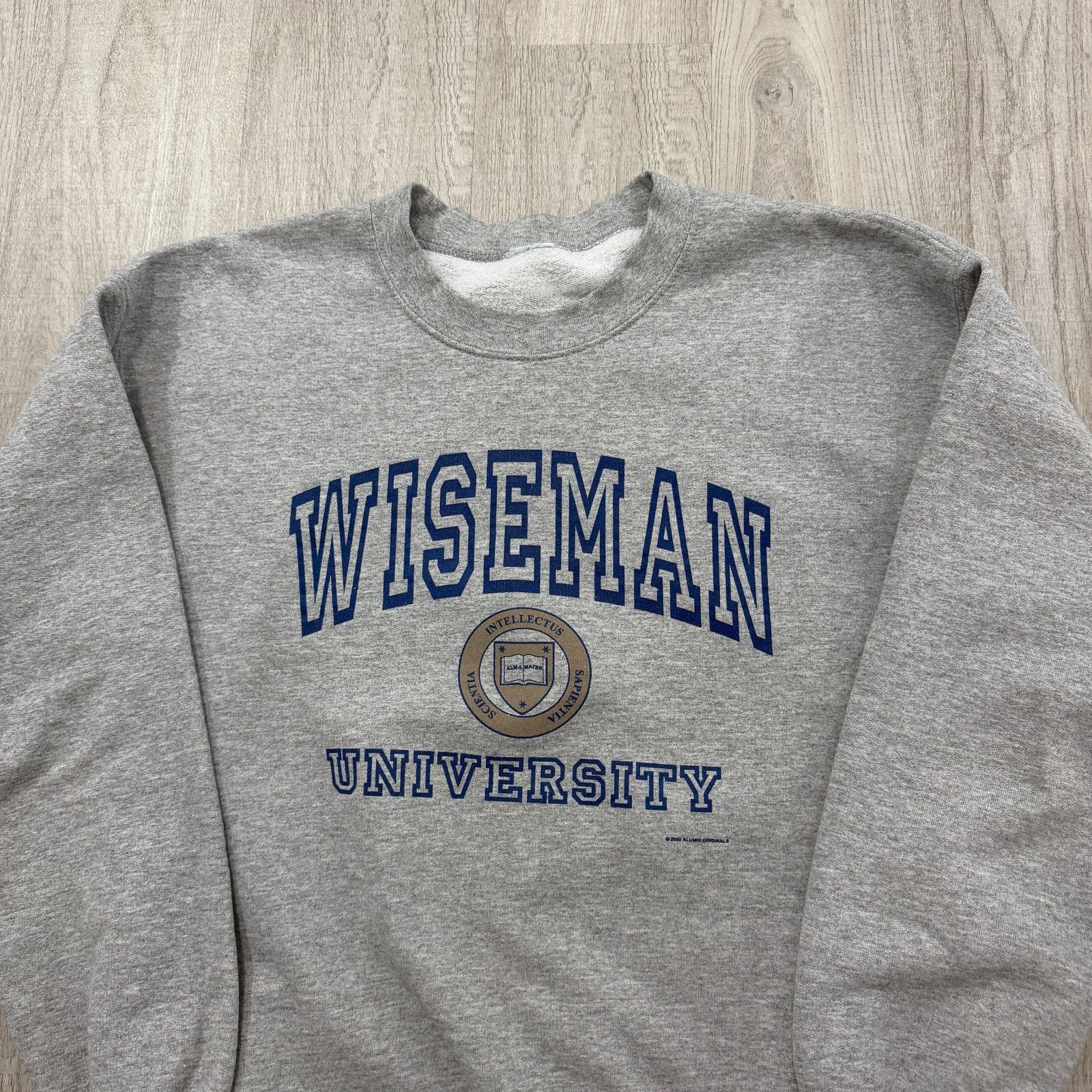 Vintage Vintage Wiseman University Sweatshirt Size Large Crewneck Size US L / EU 52-54 / 3 - 2 Thumbnail
