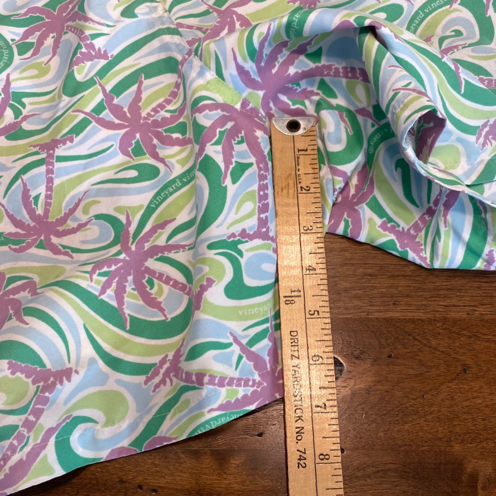 Vineyard Vines Vineyard Vines Swim Trunks Mens Large Floral Palm Trees Lined Beach Shorts Bottom Multicolor Beach Mens L Size US 33 - 6 Thumbnail