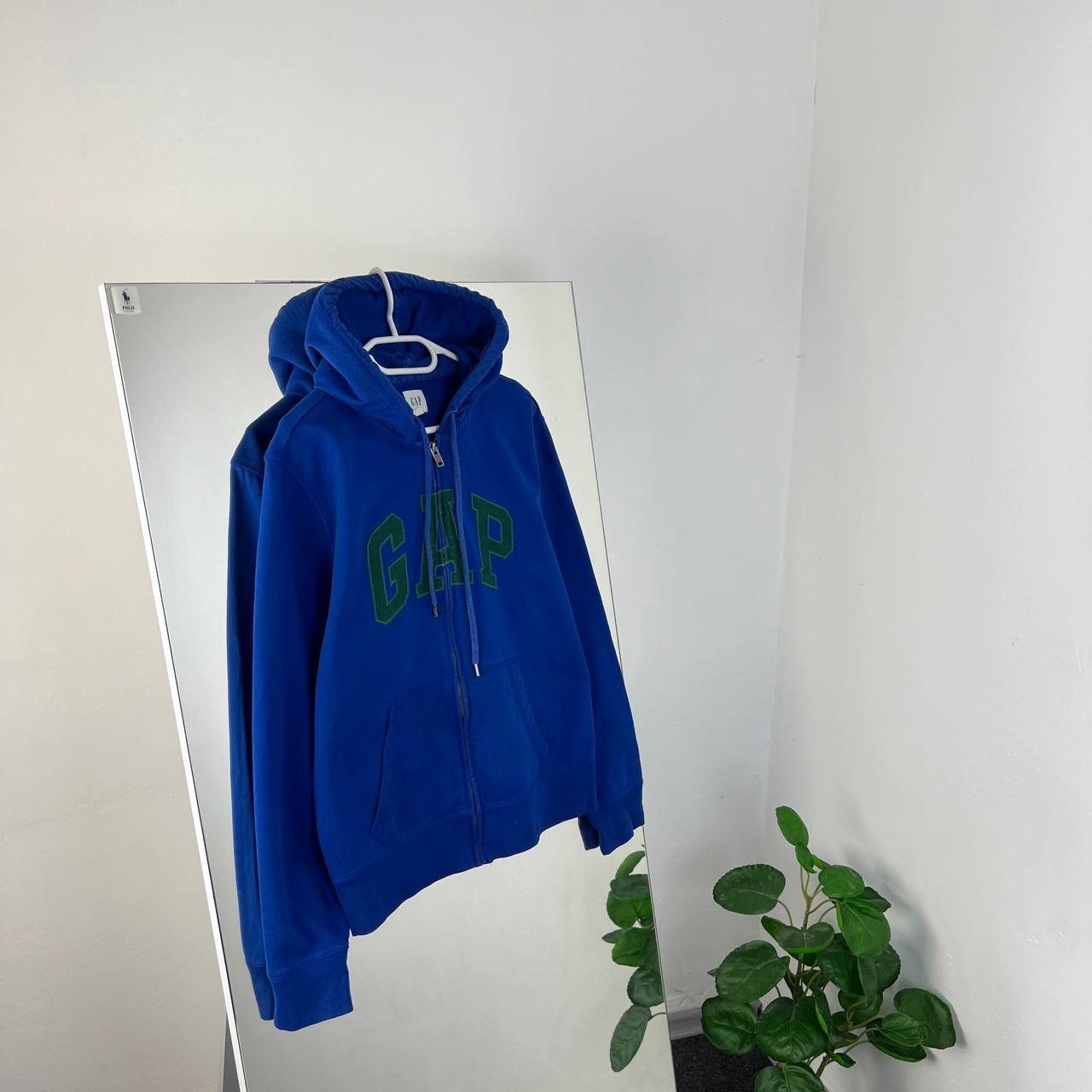Gap Vintage Y2K GAP Big Embroidered Logo Zip Up Oversized Hoodie Size US L / EU 52-54 / 3 - 1 Thumbnail