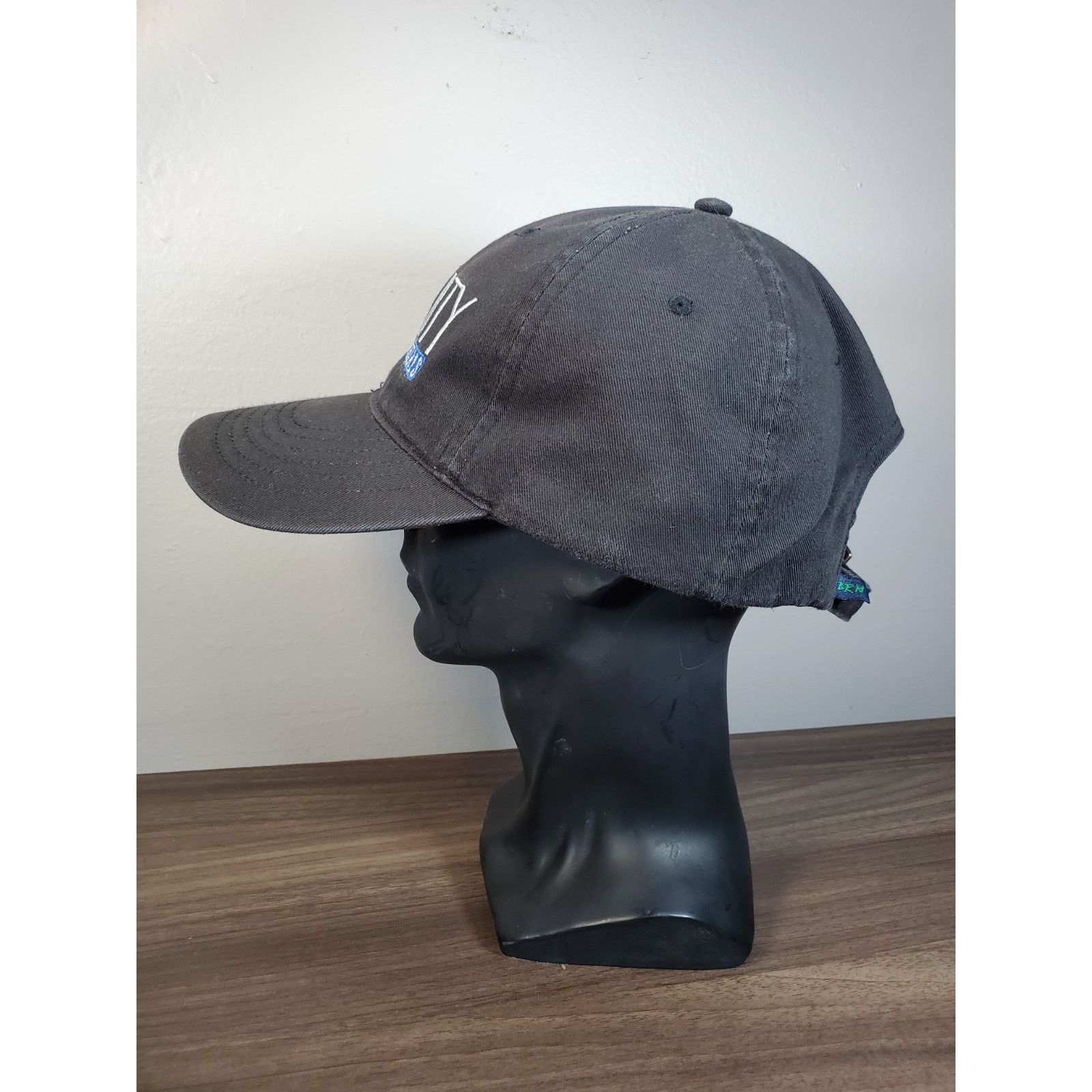 Vintage Vintage QUALITY METALS Hat Black Adjustable Baseball Cap Size ONE SIZE - 6 Thumbnail