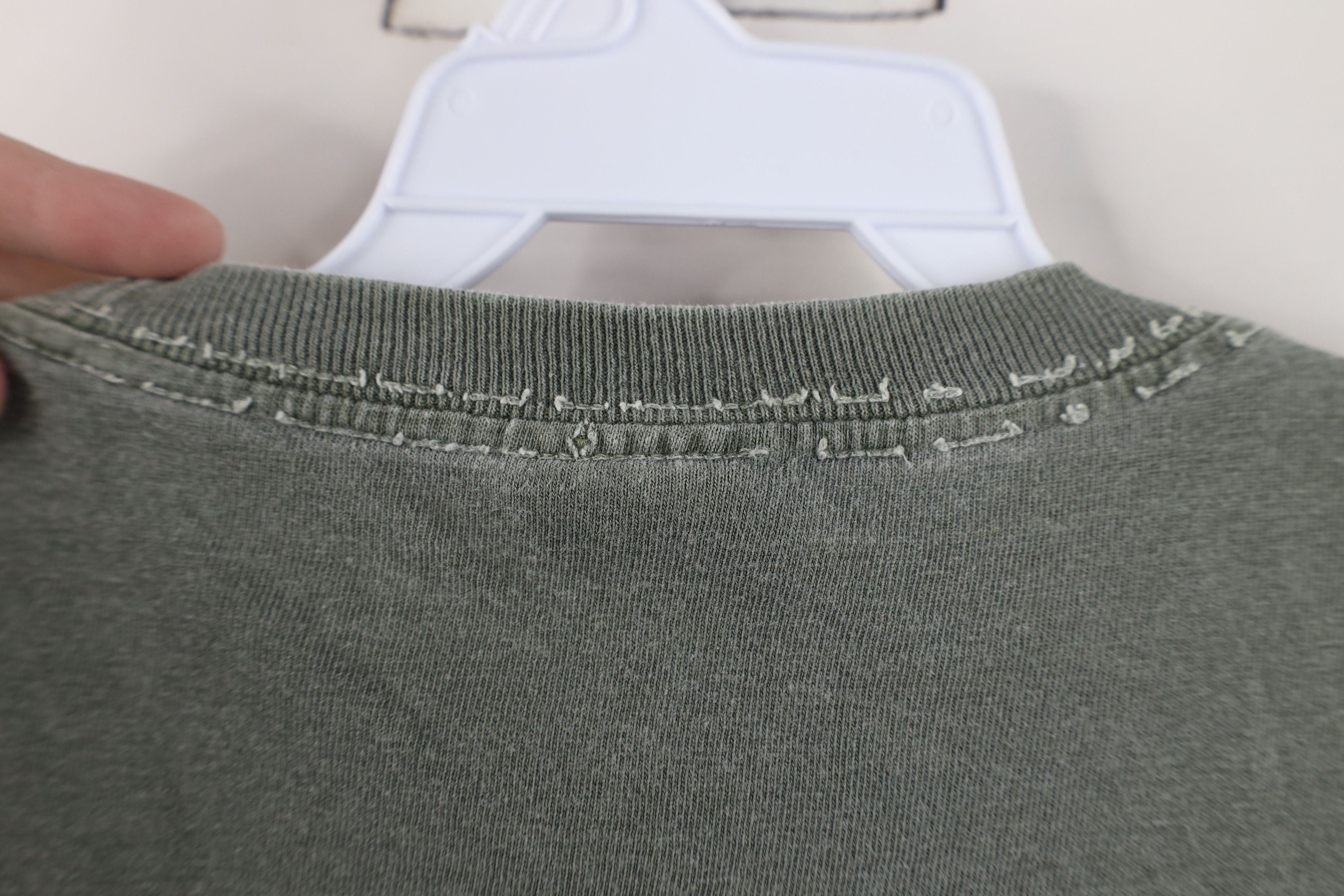 Vintage Vintage Stonewash Michigan State University T-Shirt Green Size US XL / EU 56 / 4 - 12 Thumbnail