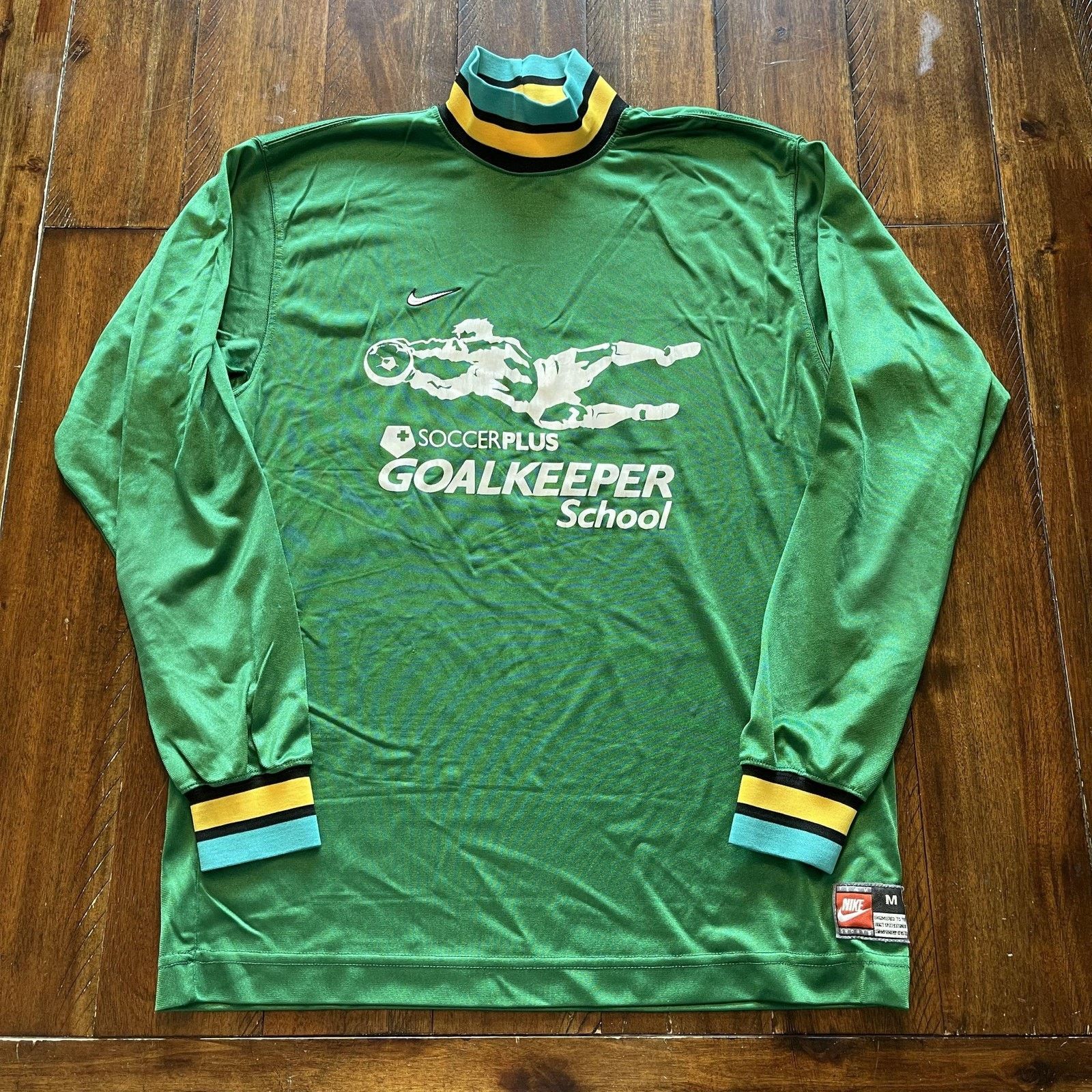 Nike Vtg Nike Goalkeeper Shirt Mens Medium SoccerPlus USA 90s Size US M / EU 48-50 / 2 - 2 Thumbnail