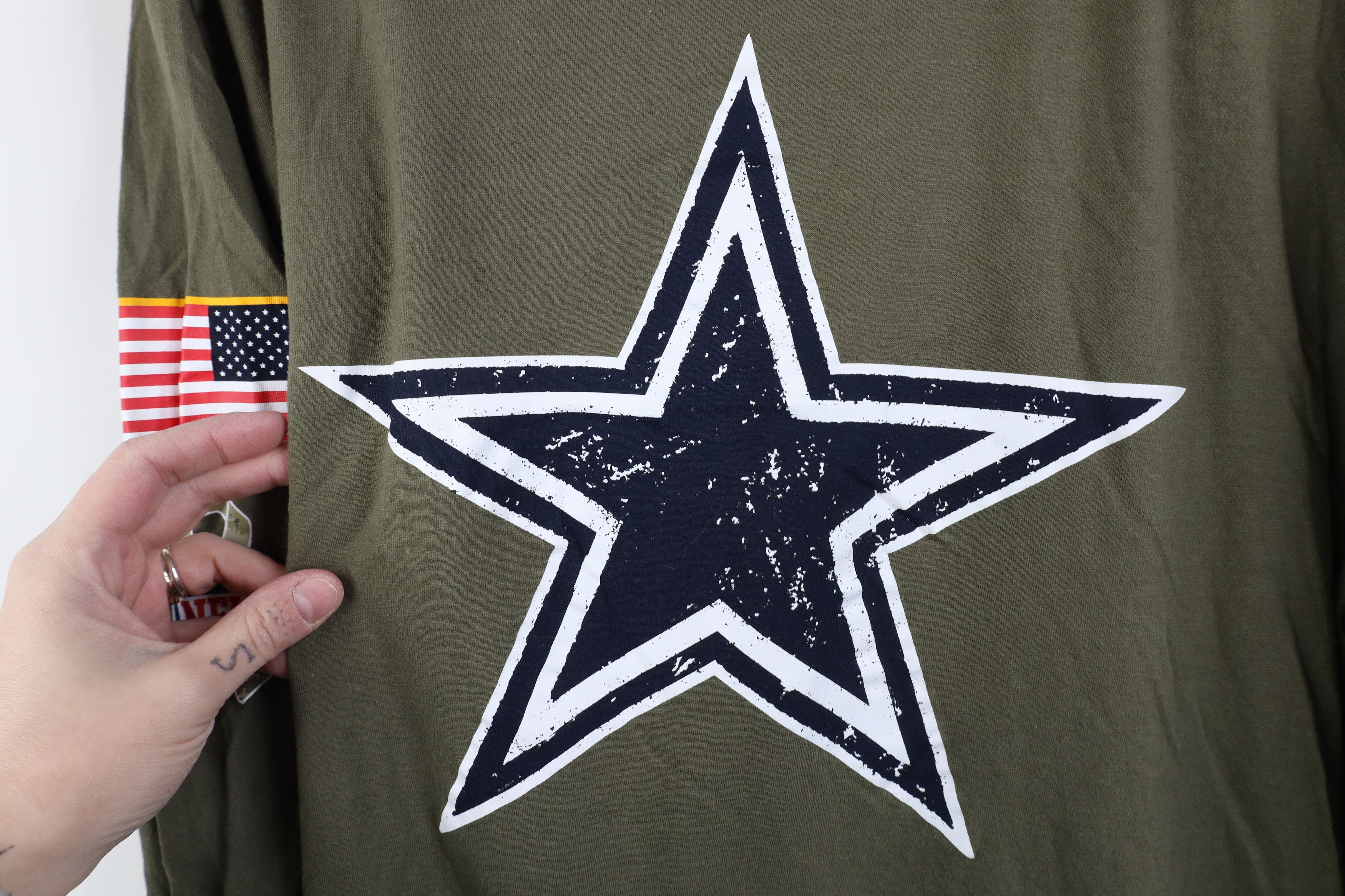 Nike Nike Salute to Service Military Dallas Cowboys LS T-Shirt Size US XL / EU 56 / 4 - 5 Thumbnail