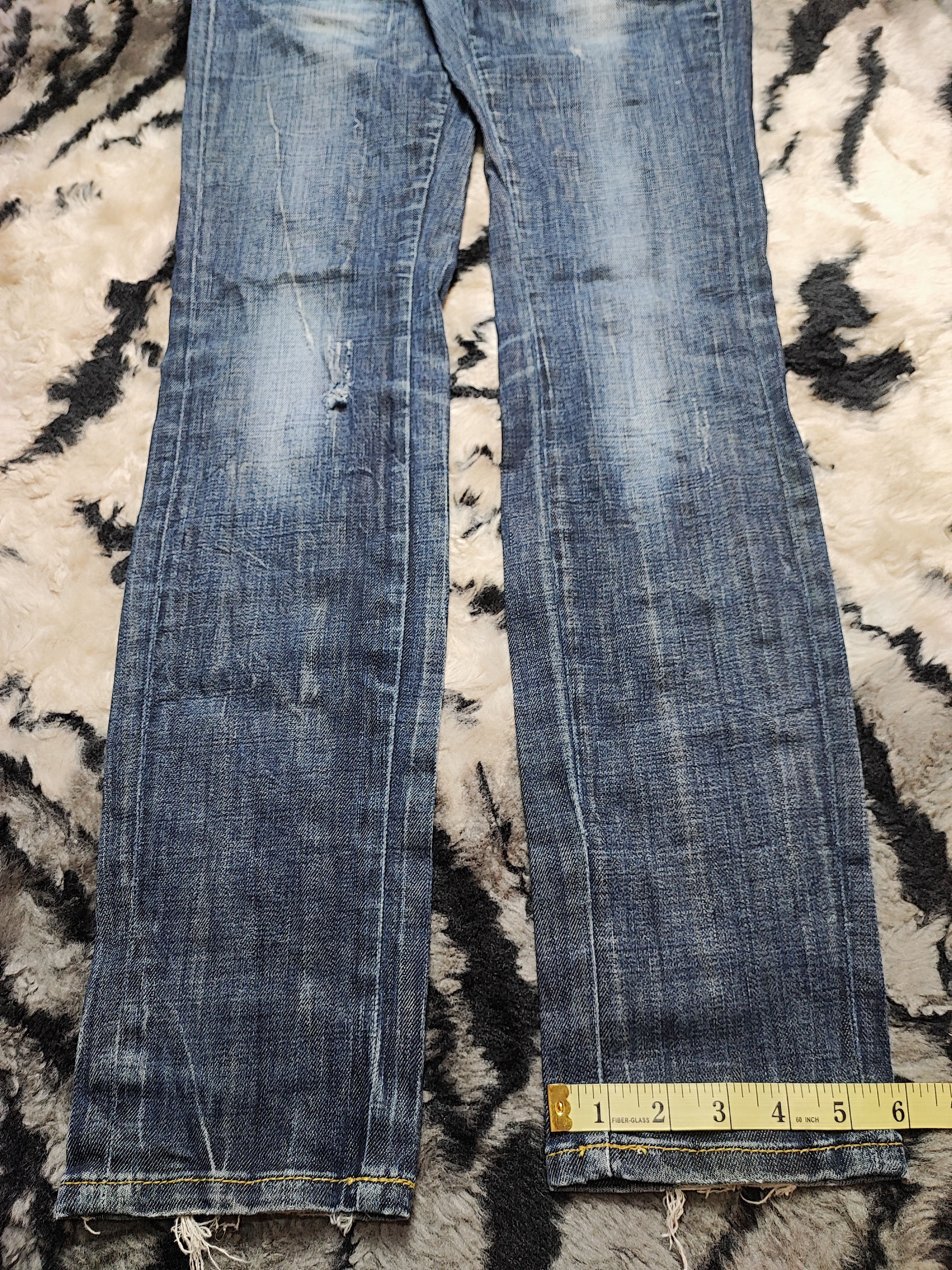 Miss Sixty Vintage 00's Y2K Miss Sixty Jeans Big Ty Distressed Low Rise Size 30" / US 8 / IT 44 - 5 Thumbnail