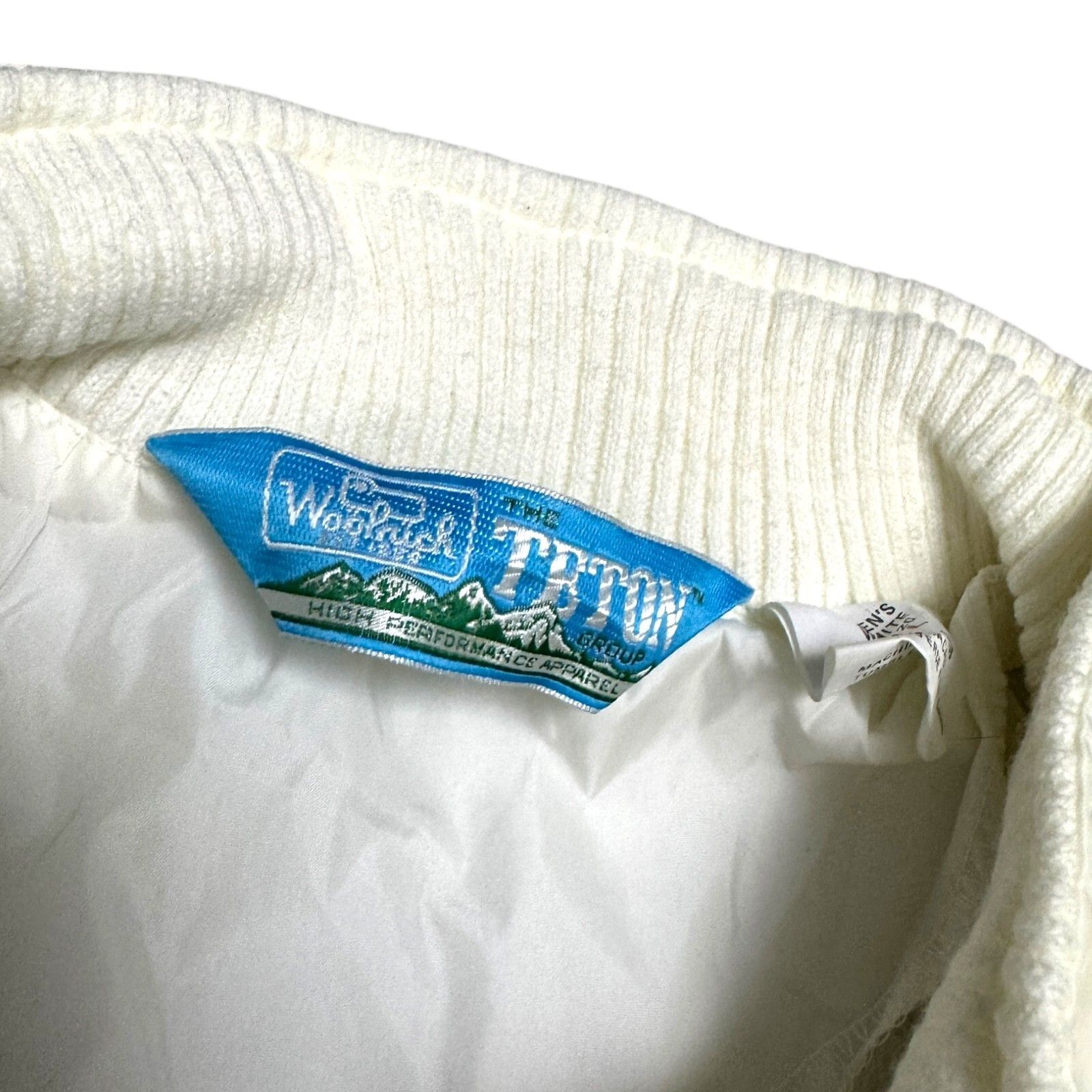 Woolrich Woolen Mills WOOLRICH TETON Vintage White Retro Windbreaker Jacket XL Size US XL / EU 56 / 4 - 3 Thumbnail