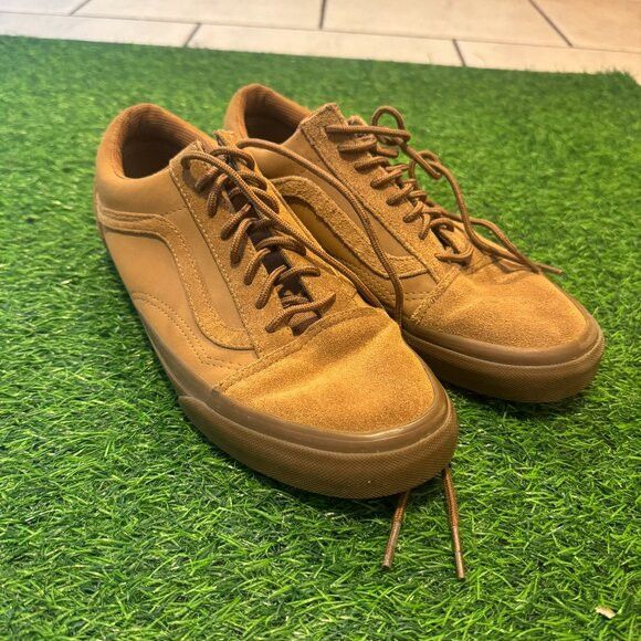 Vans Brown Vans Old Skool Suede Sneakers (Men’s 8) Size US 8 / EU 41 - 1 Thumbnail